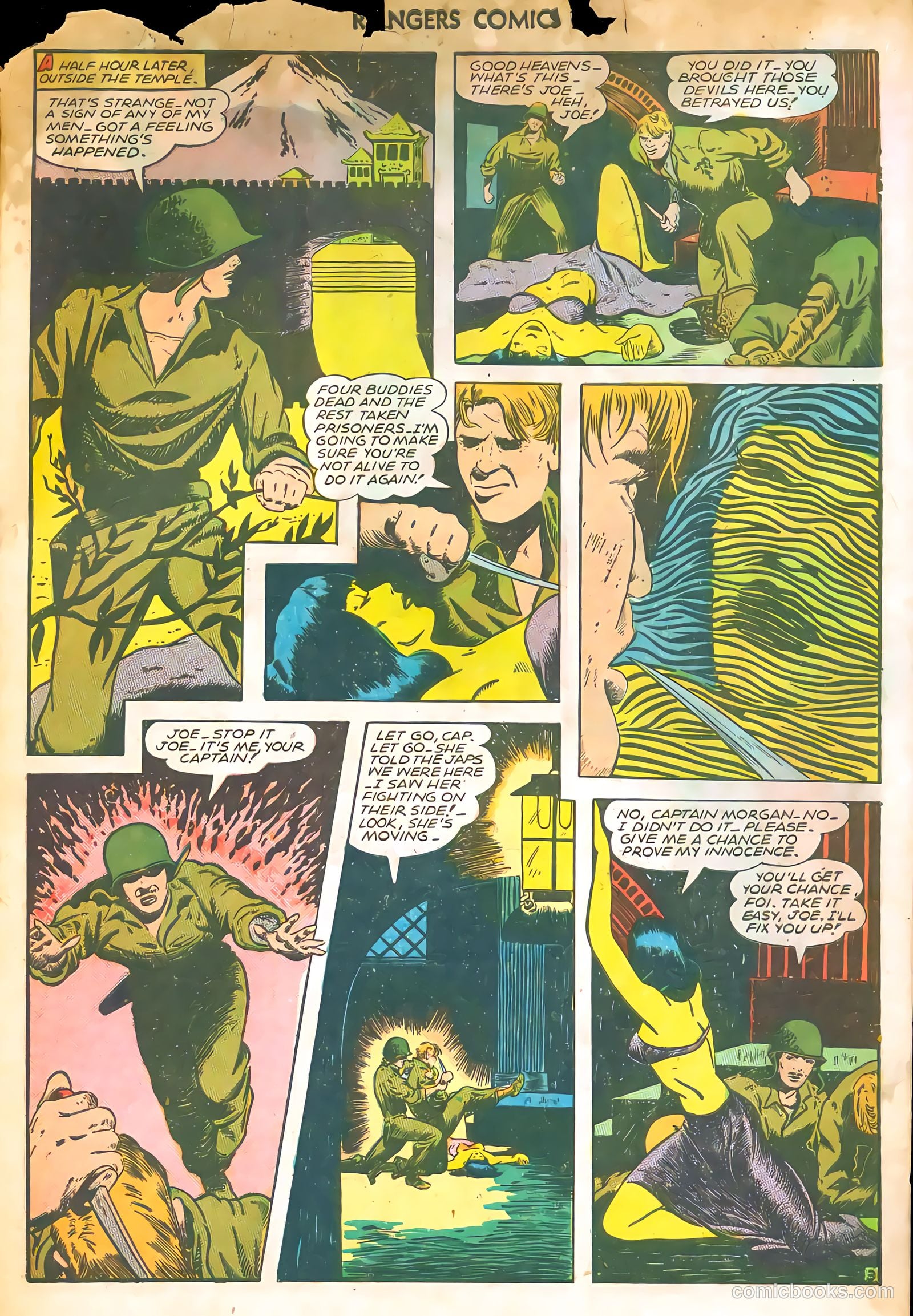 Rangers Comics #25 (1945) — page 32 of 38