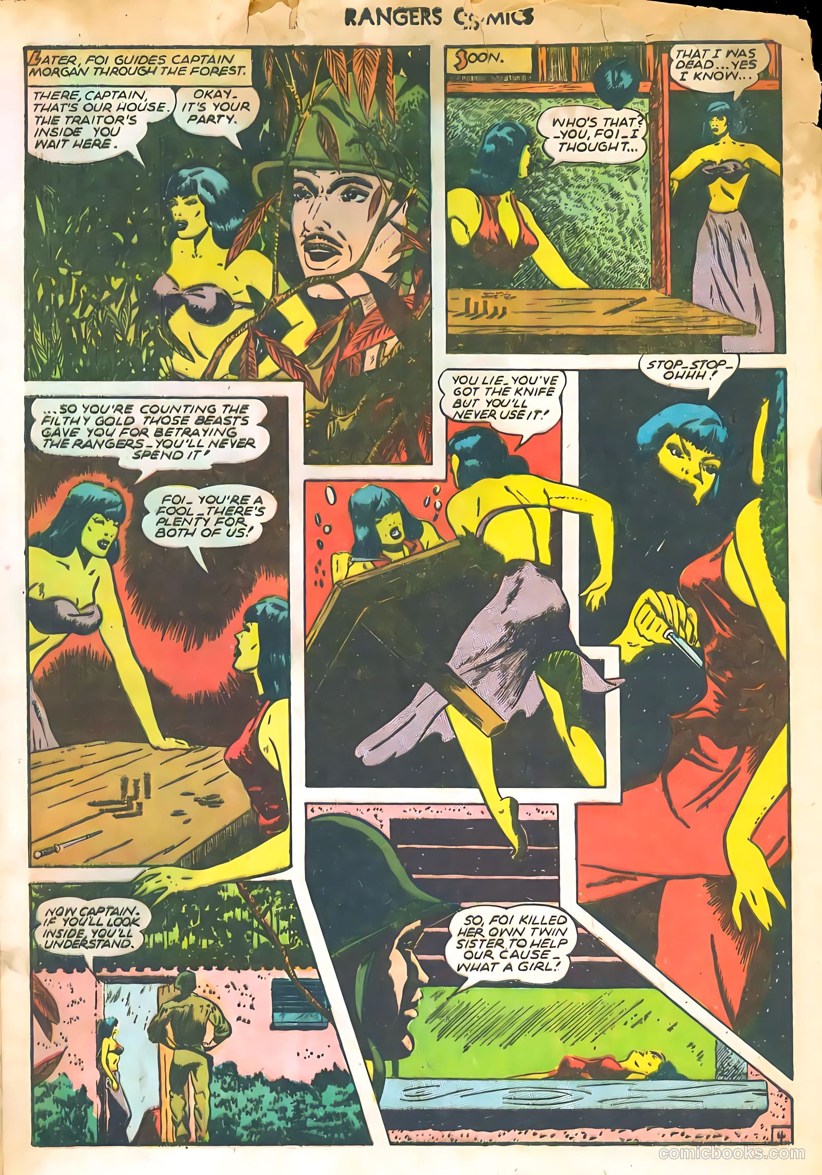 Rangers Comics #25 (1945) — page 33 of 38