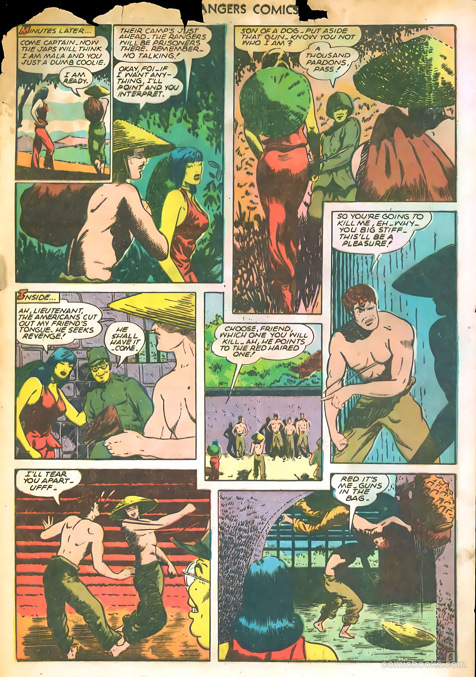 Rangers Comics #25 (1945) — page 34 of 38