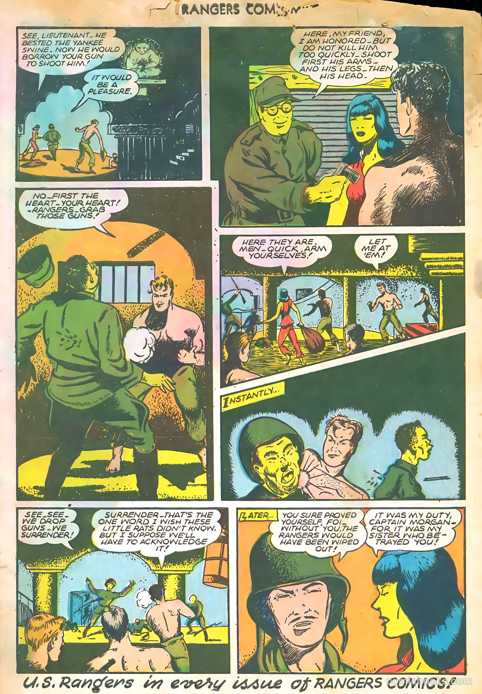 Rangers Comics #25 (1945) — page 35 of 38