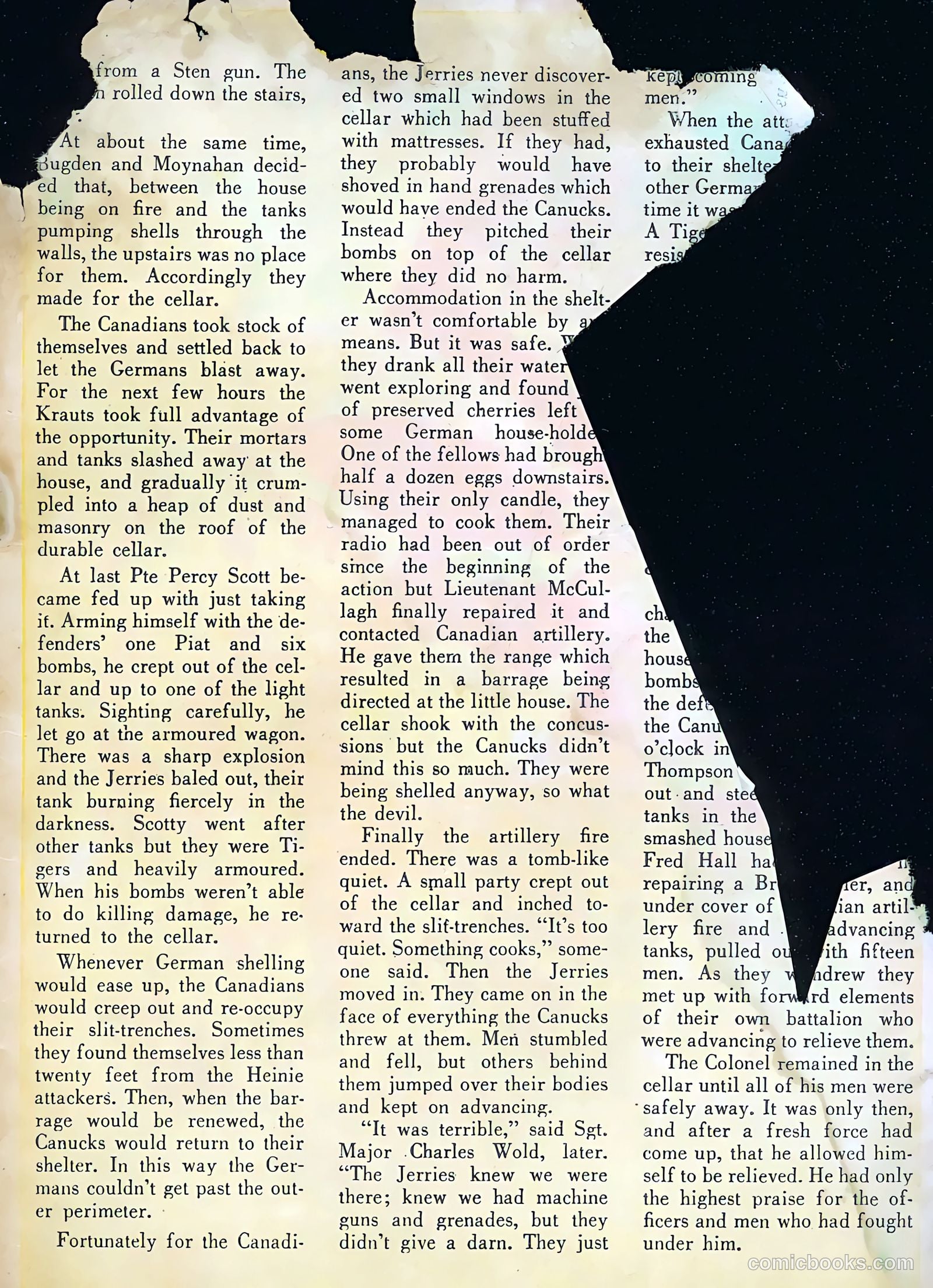 Rangers Comics #25 (1945) — page 36 of 38