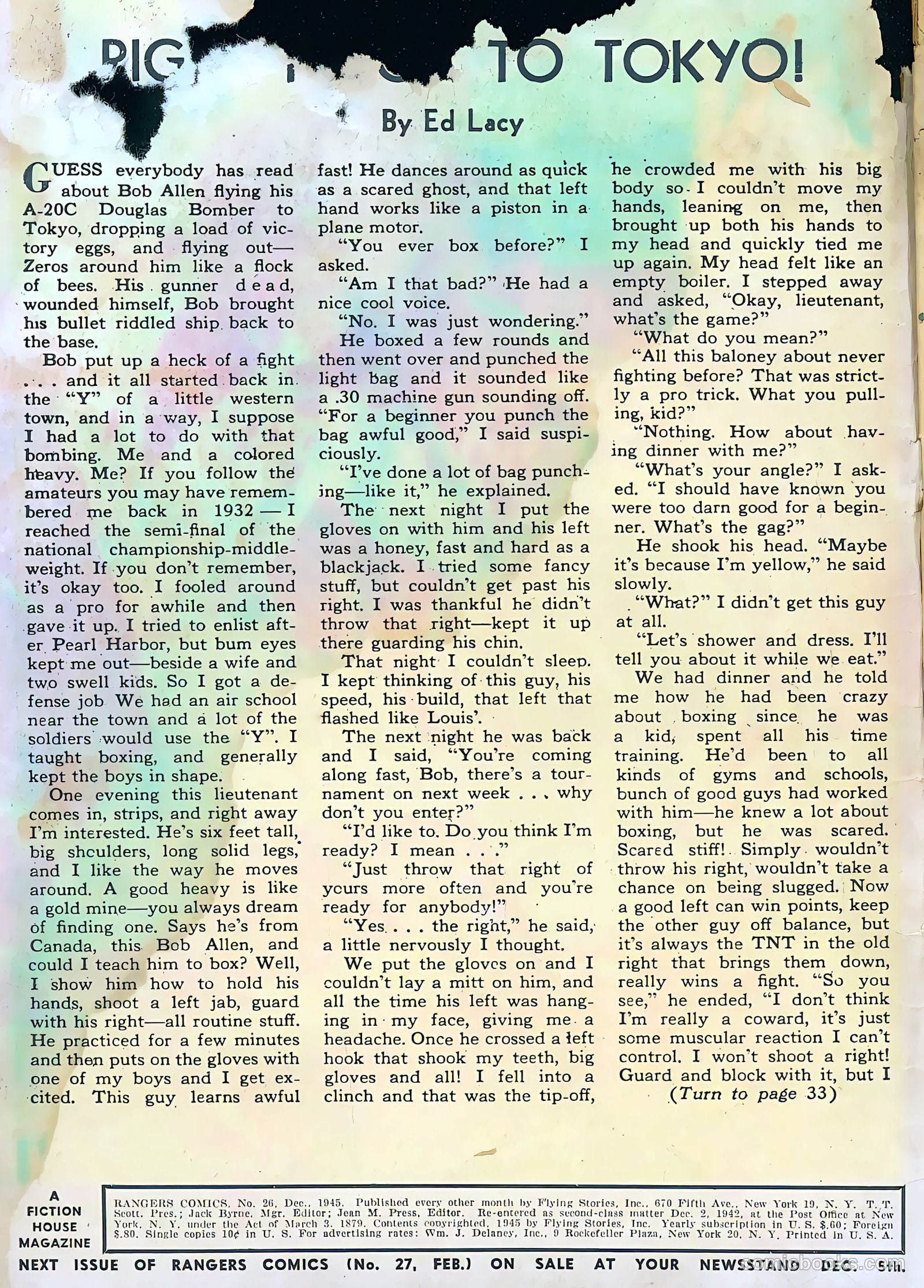 Rangers Comics #26 (1945) — page 3 of 37
