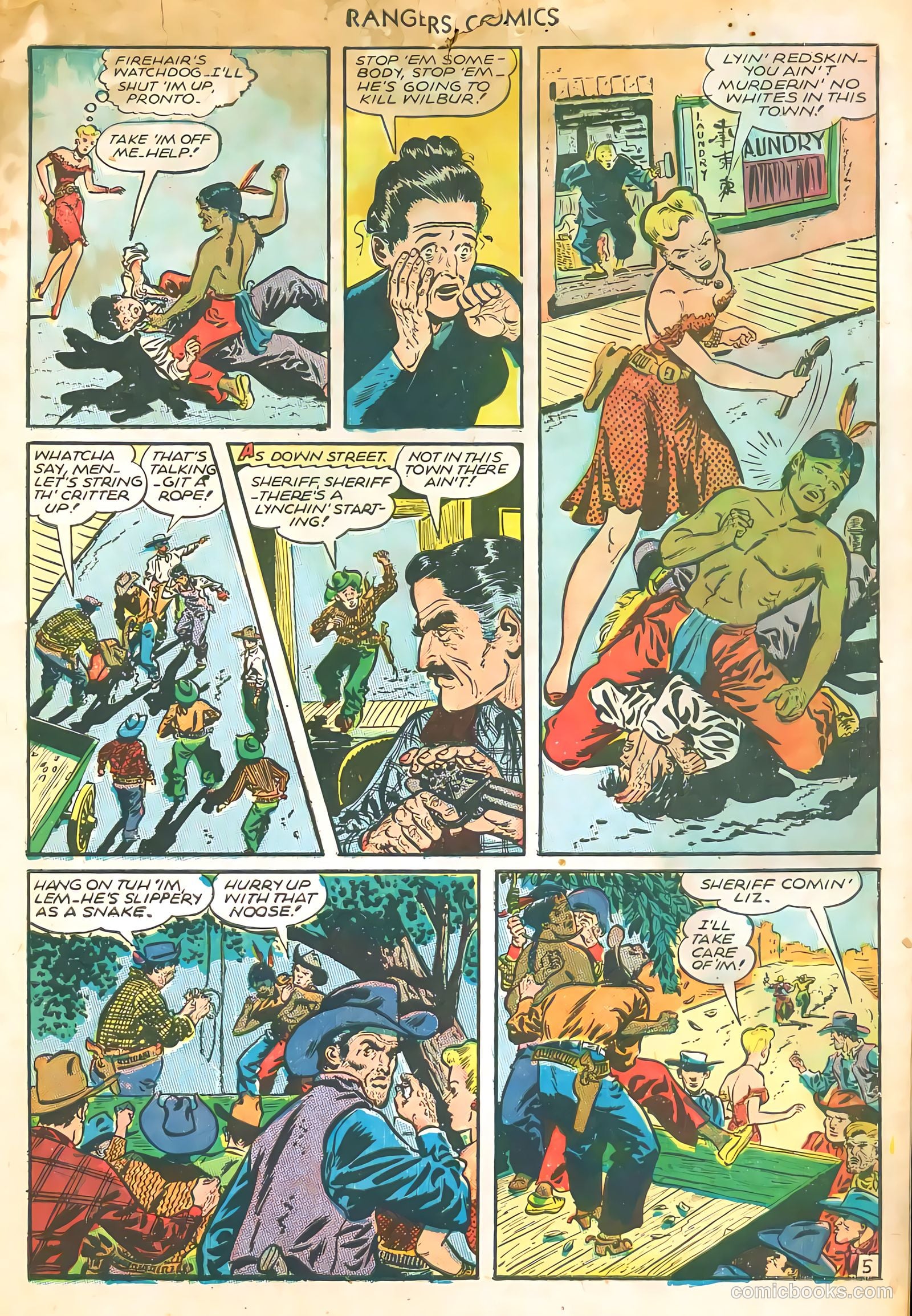 Rangers Comics #26 (1945) — page 8 of 37