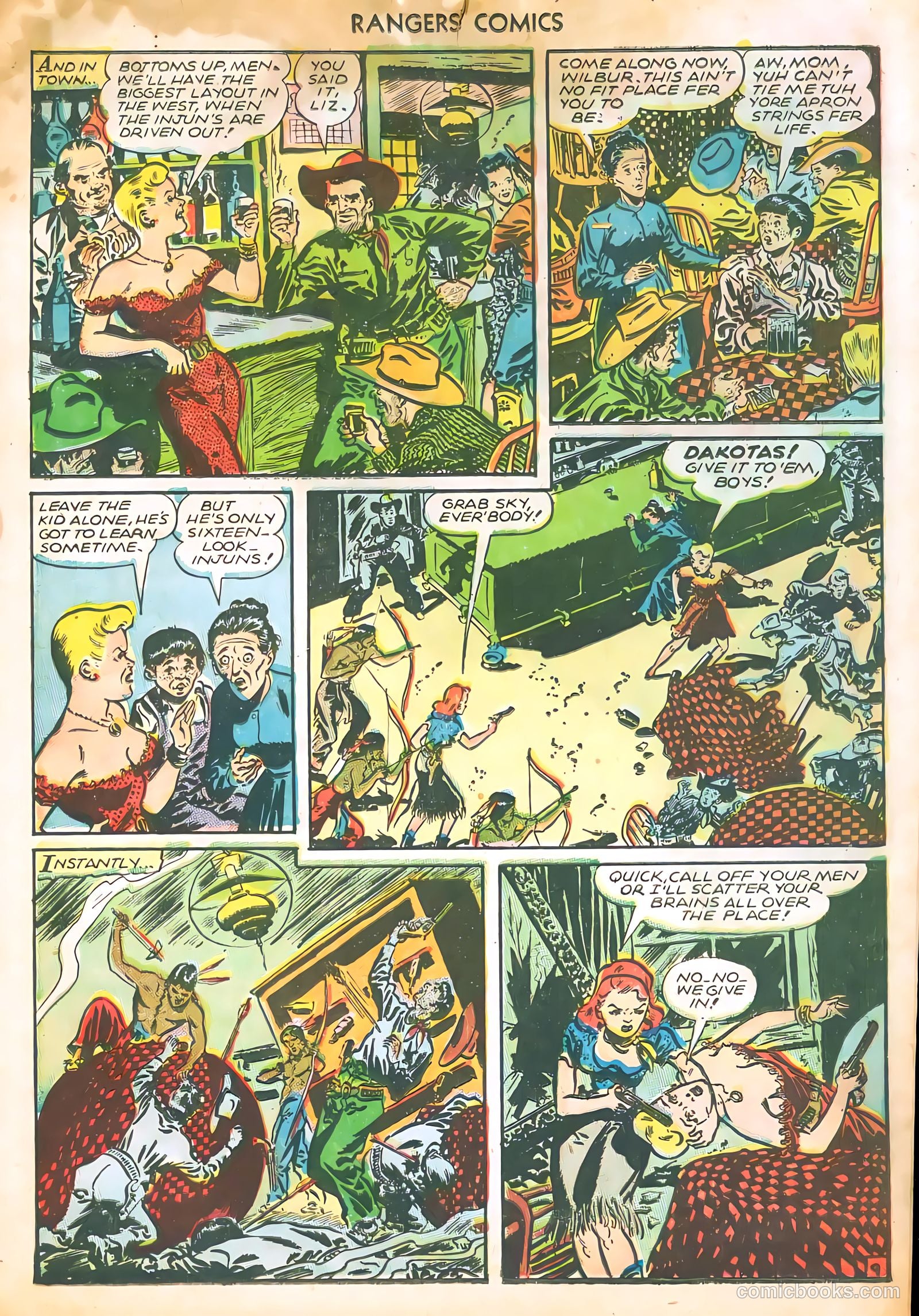 Rangers Comics #26 (1945) — page 12 of 37