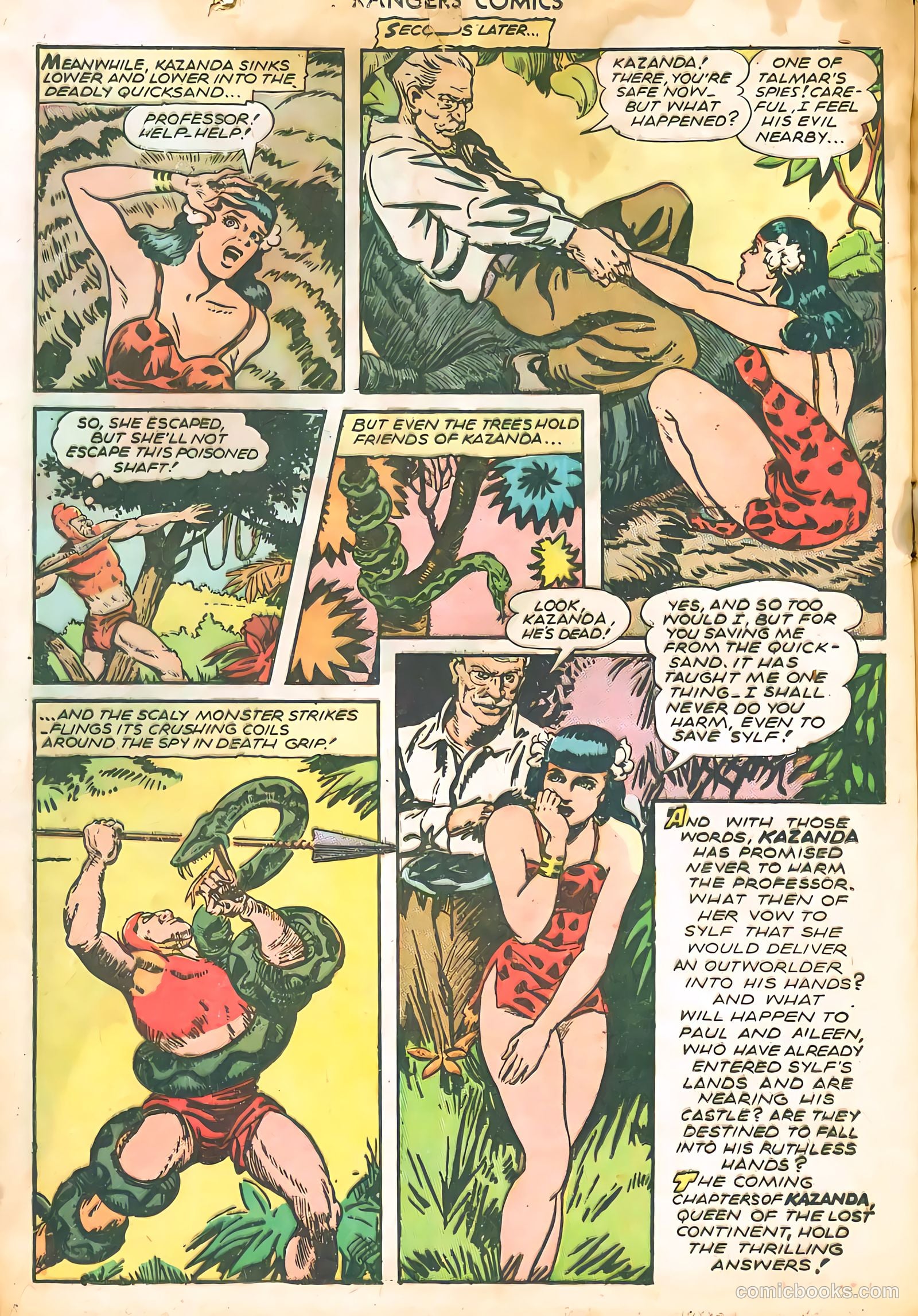 Rangers Comics #26 (1945) — page 25 of 37
