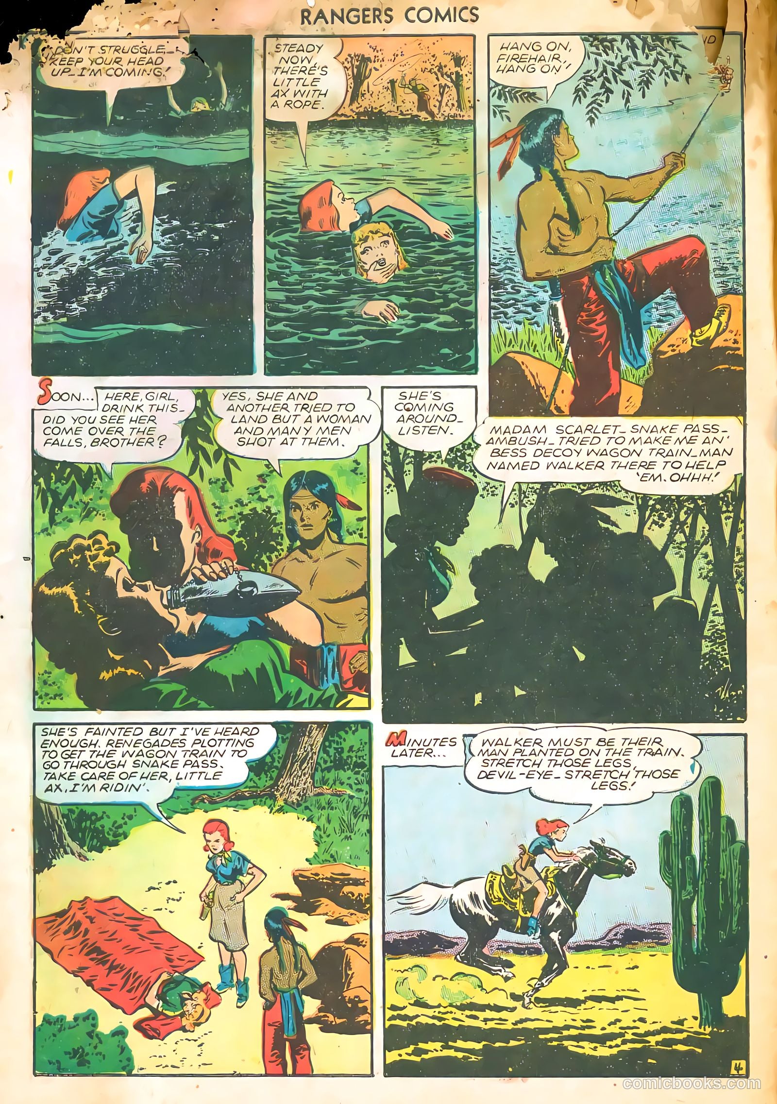 Rangers Comics #27 (1946) — page 7 of 37