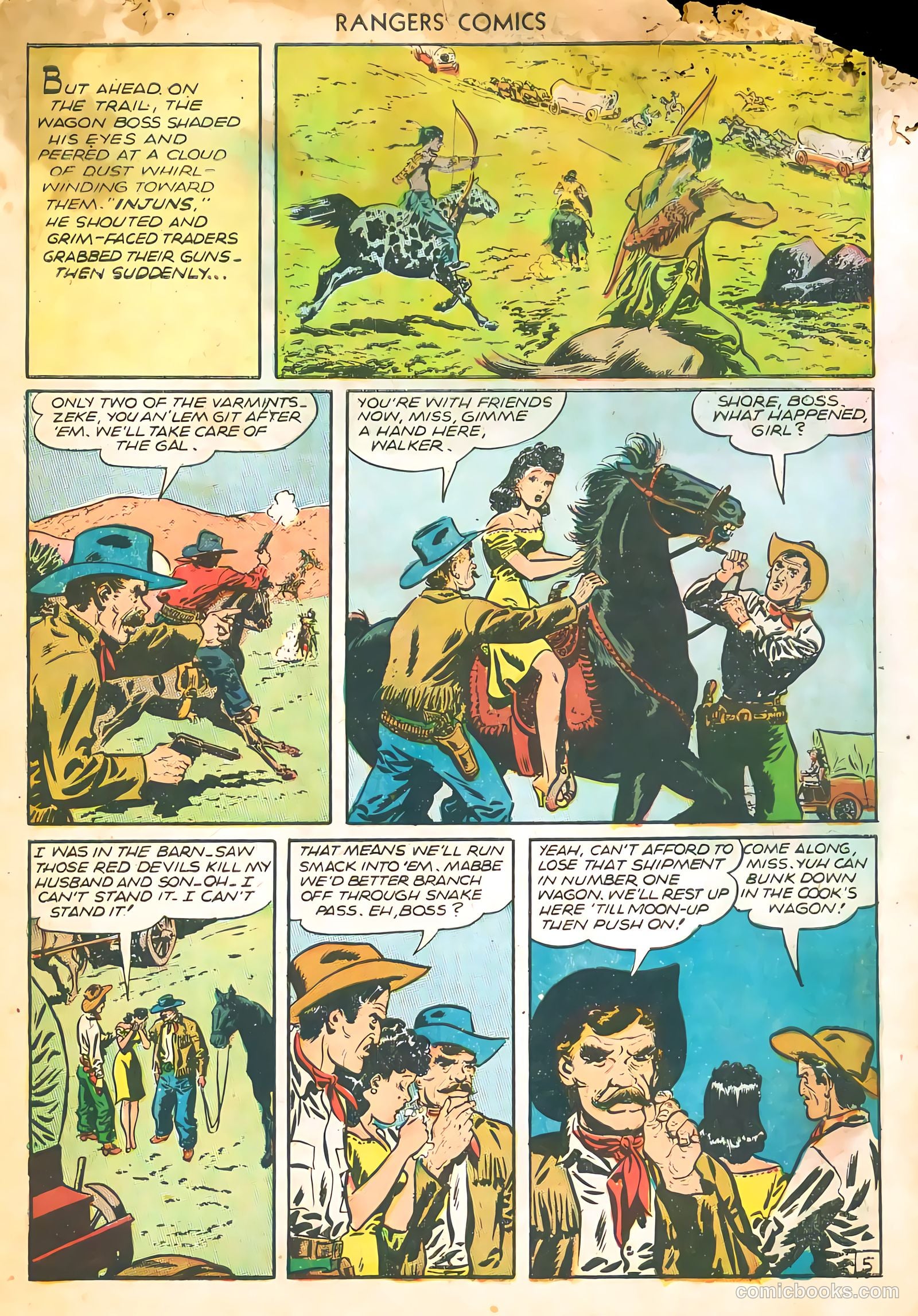 Rangers Comics #27 (1946) — page 8 of 37