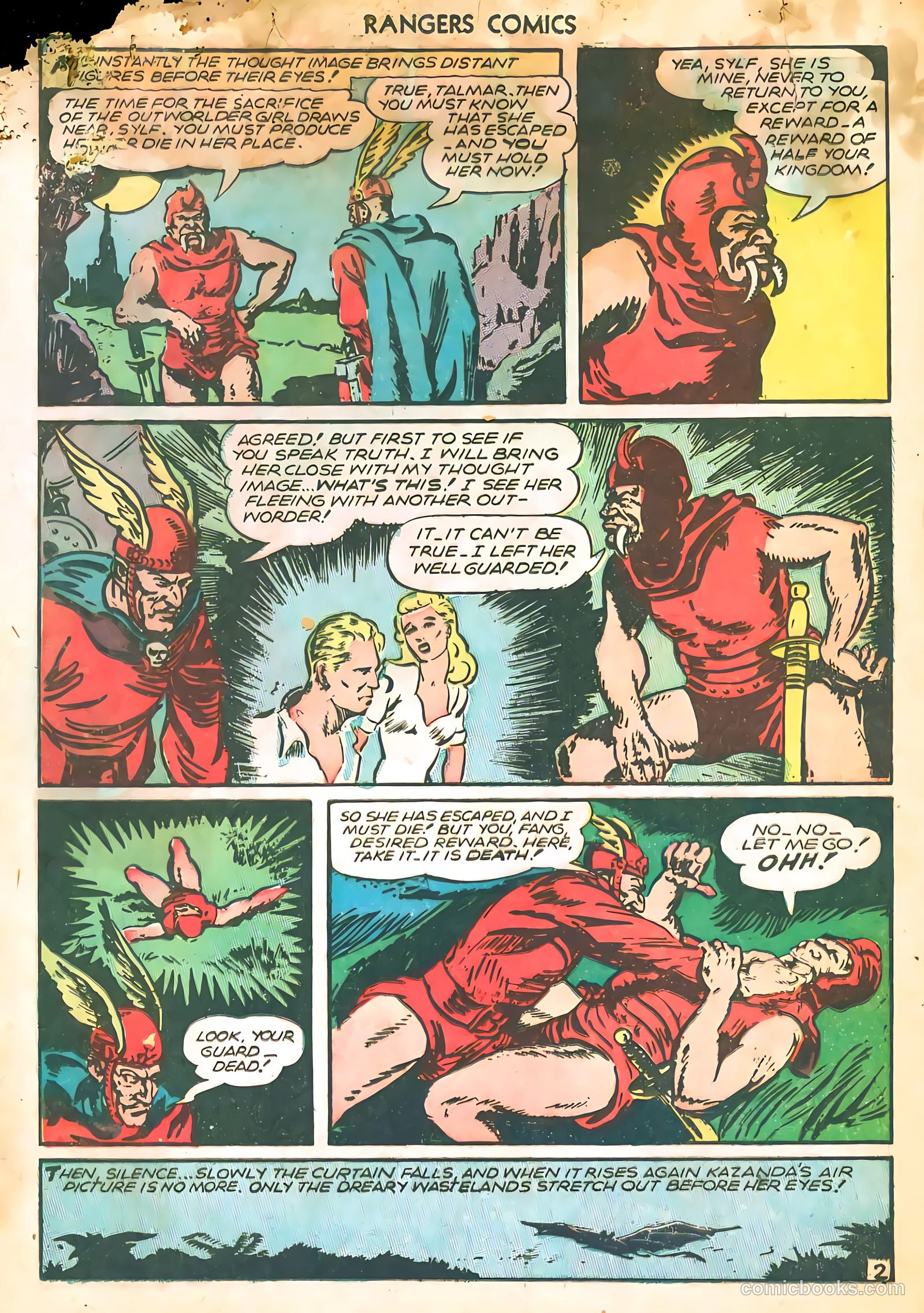Rangers Comics #27 (1946) — page 21 of 37