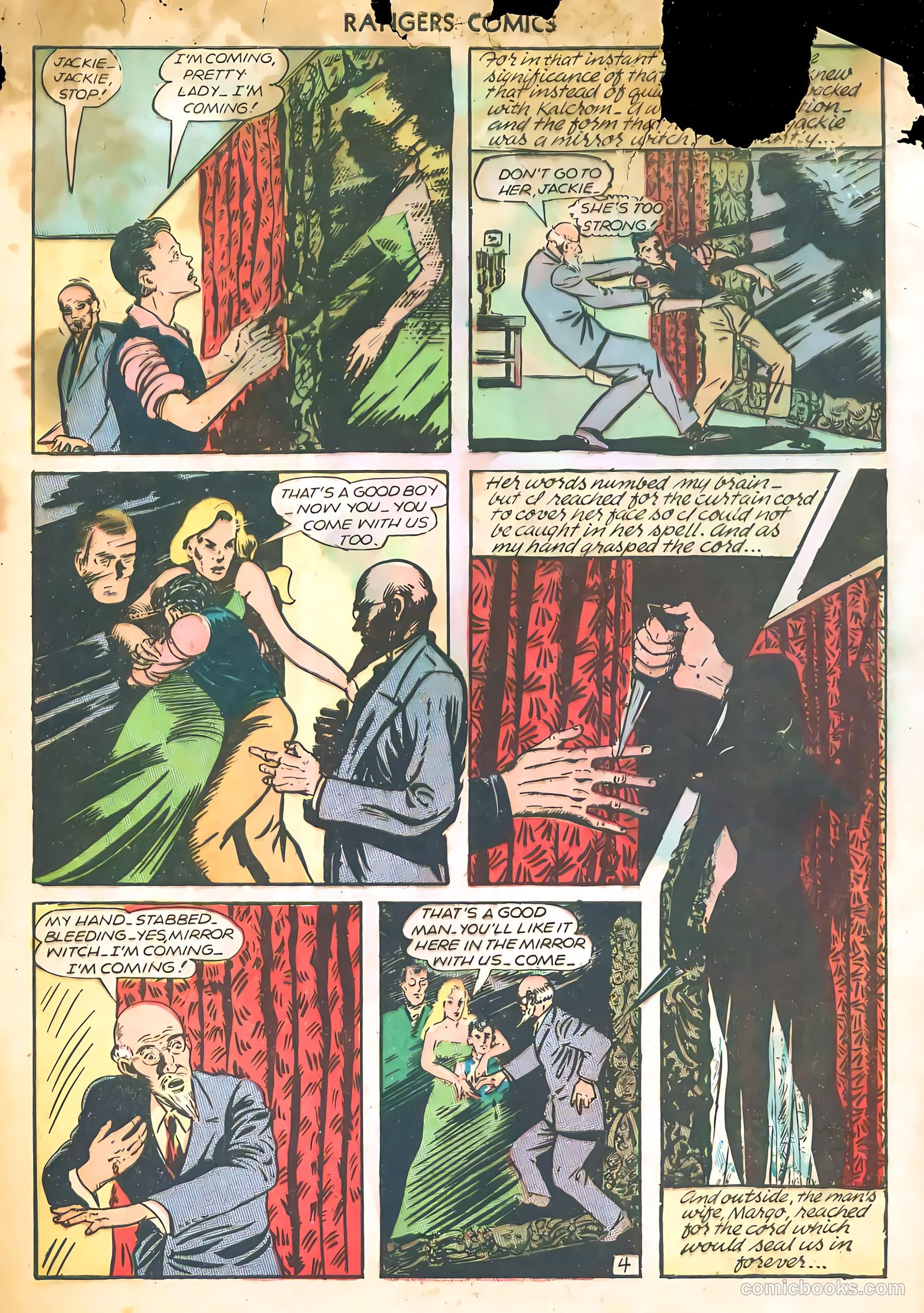 Rangers Comics #27 (1946) — page 34 of 37