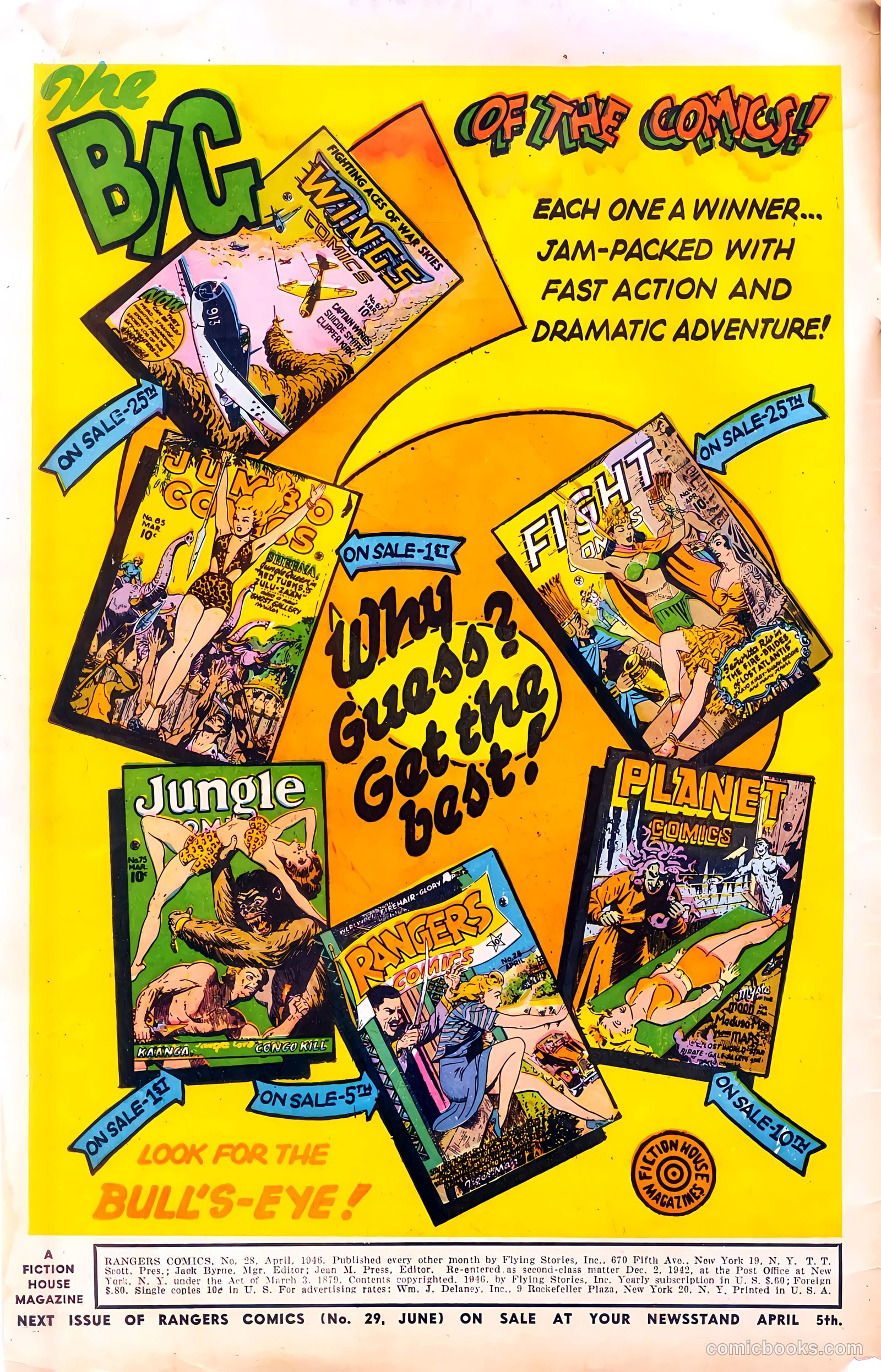 Rangers Comics #28 (1946) — page 2 of 52