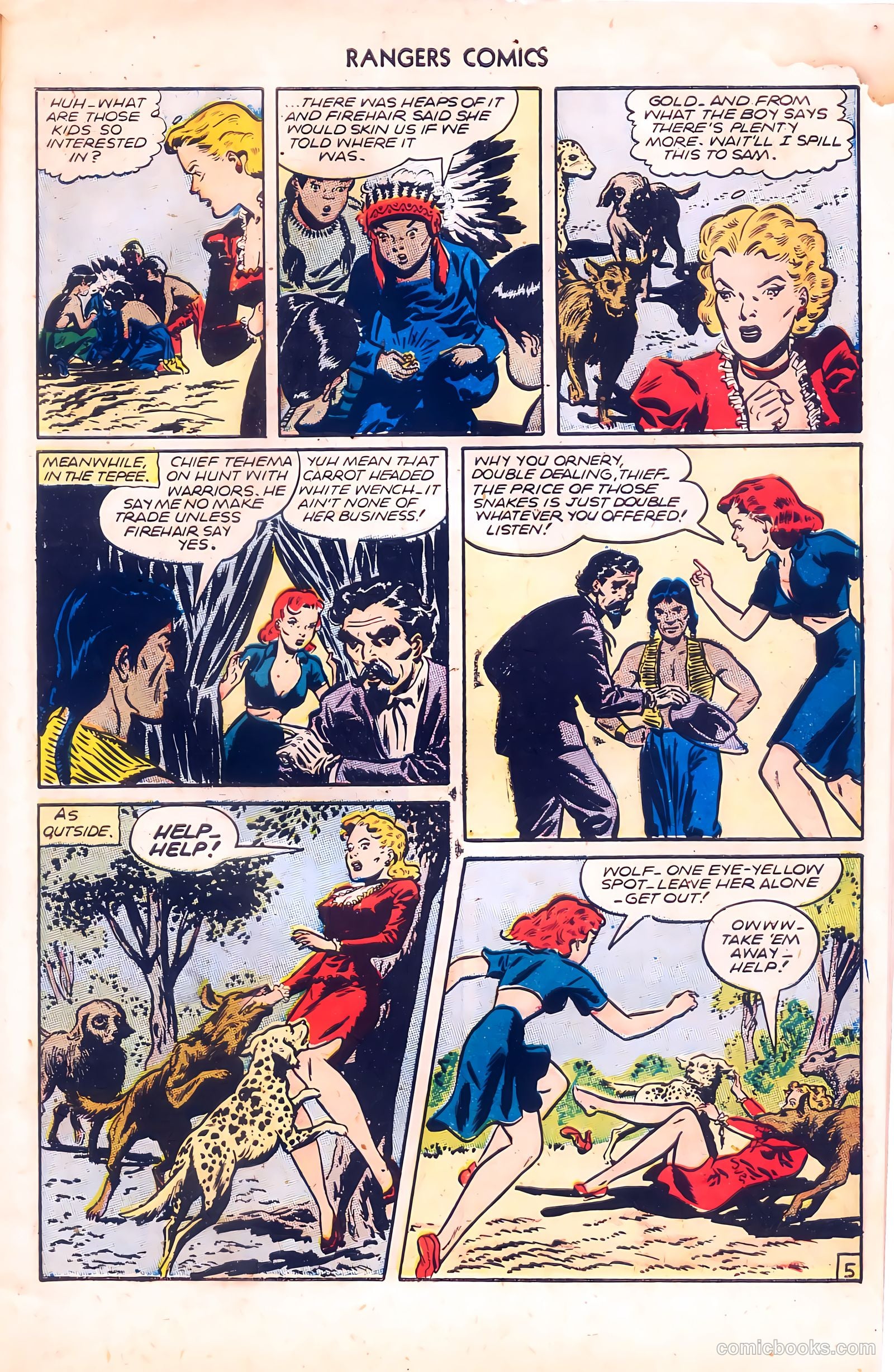 Rangers Comics #28 (1946) — page 7 of 52
