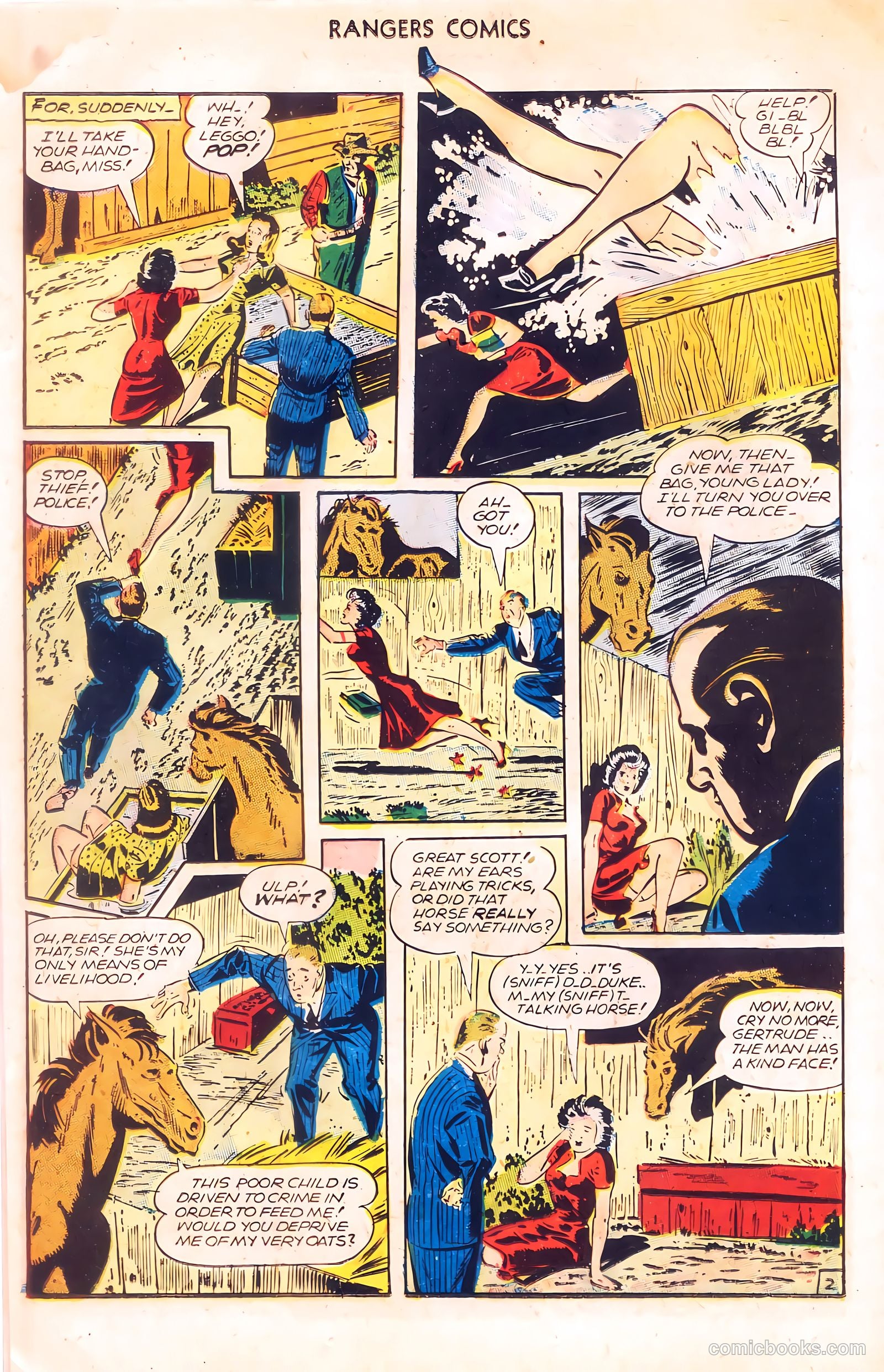 Rangers Comics #28 (1946) — page 34 of 52