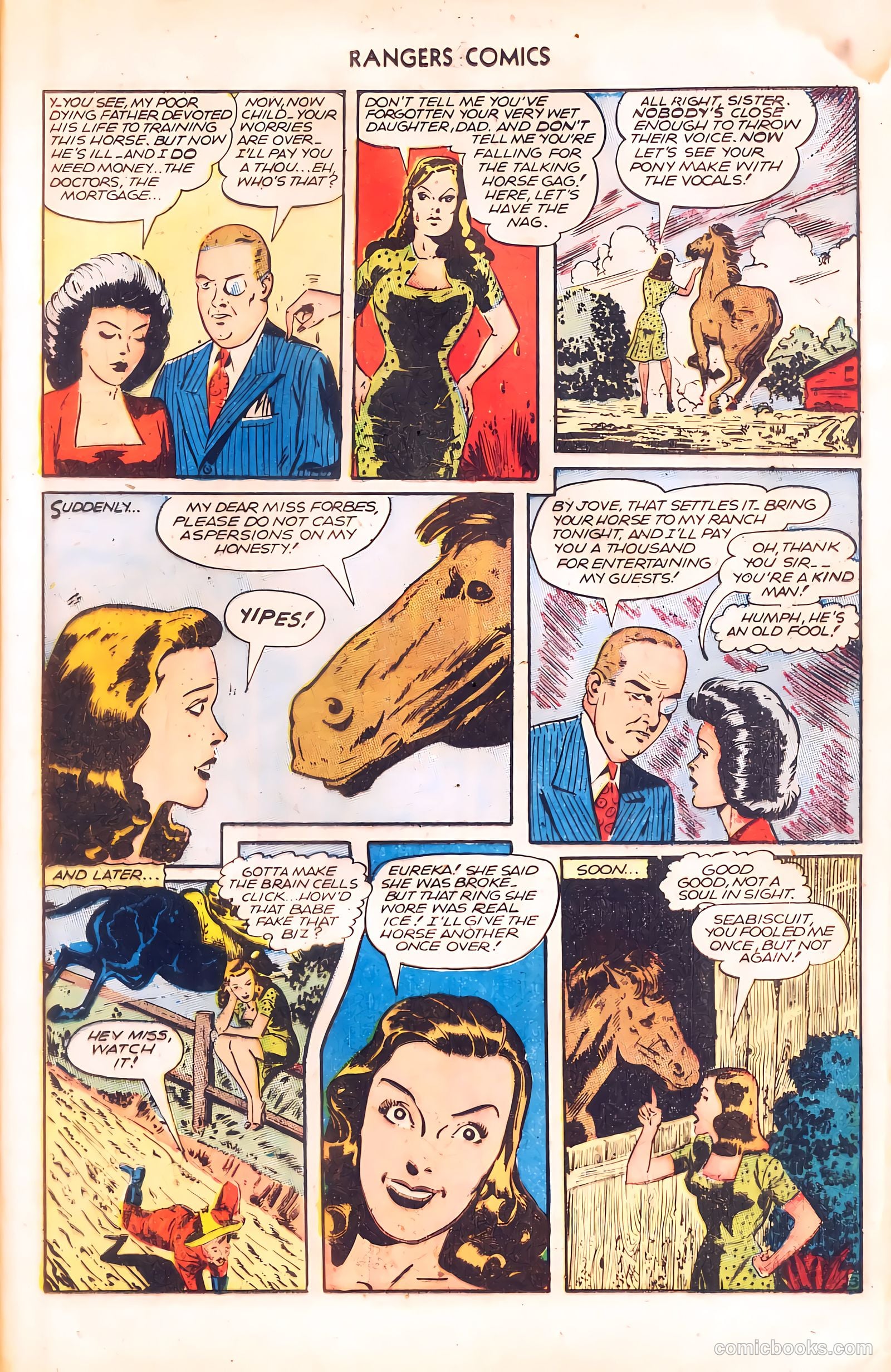 Rangers Comics #28 (1946) — page 35 of 52