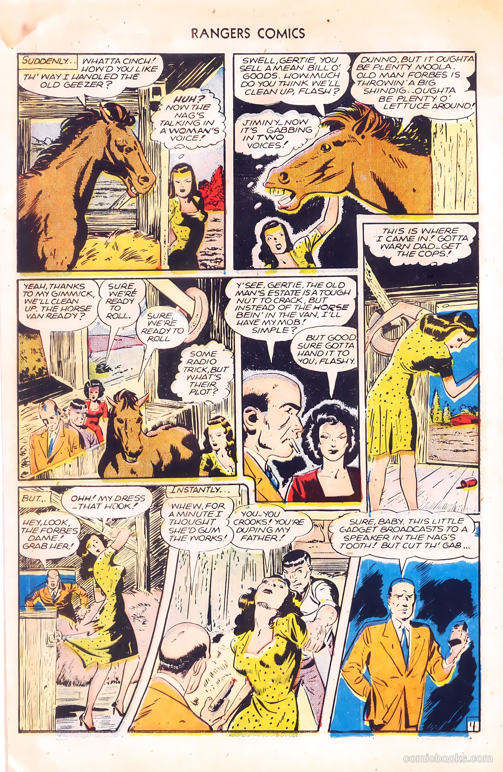 Rangers Comics #28 (1946) — page 36 of 52