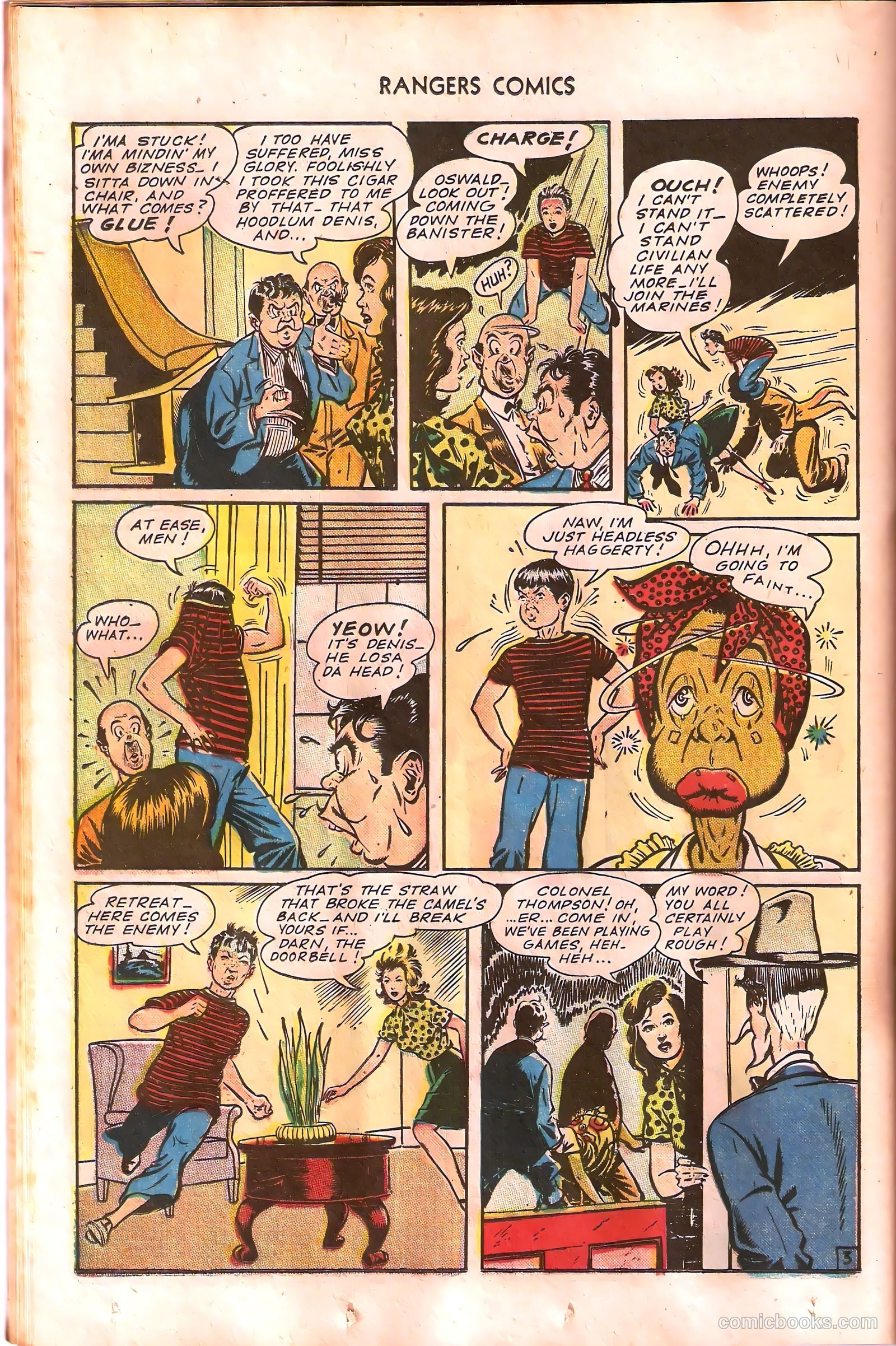 Rangers Comics #29 (1946) — page 36 of 52