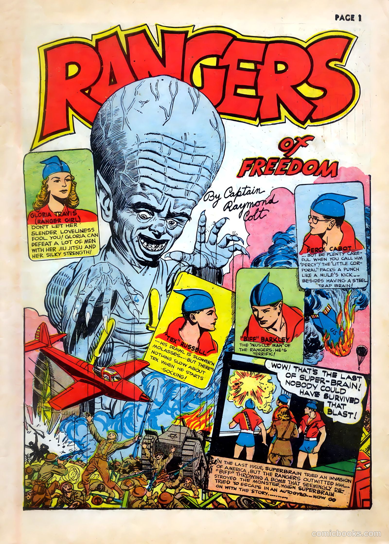 Rangers Comics #3 (1942) — page 3 of 69