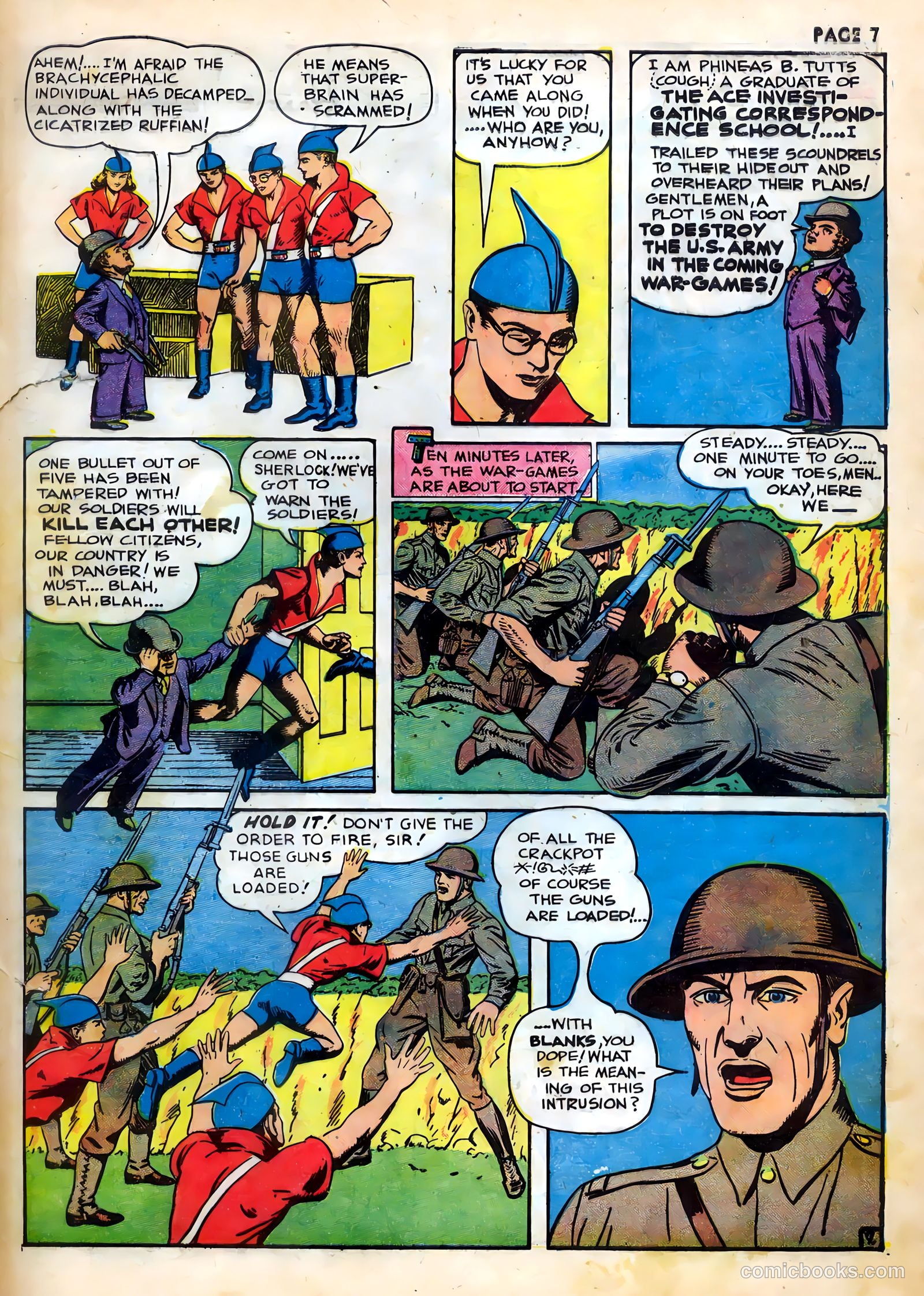 Rangers Comics #3 (1942) — page 9 of 69