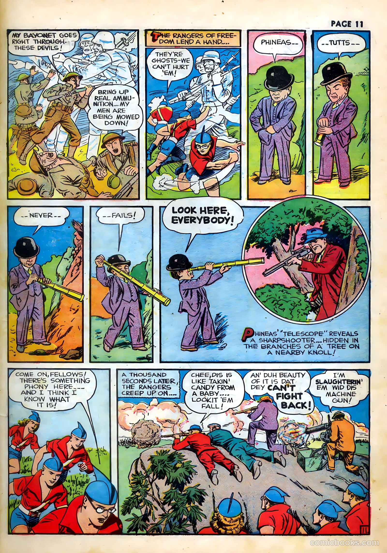 Rangers Comics #3 (1942) — page 13 of 69