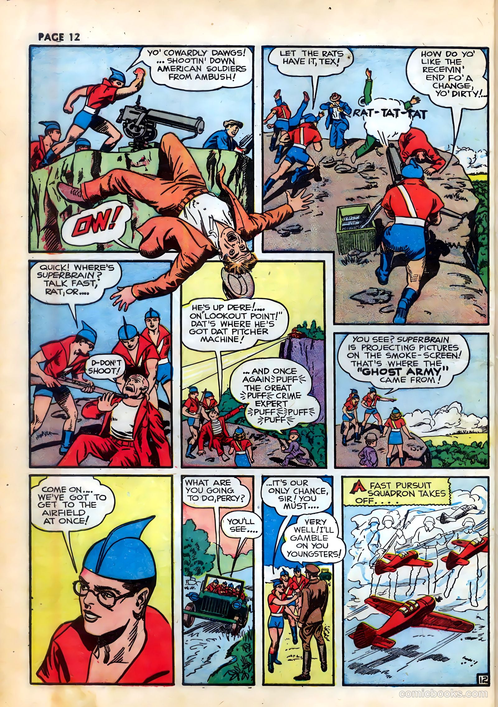 Rangers Comics #3 (1942) — page 14 of 69