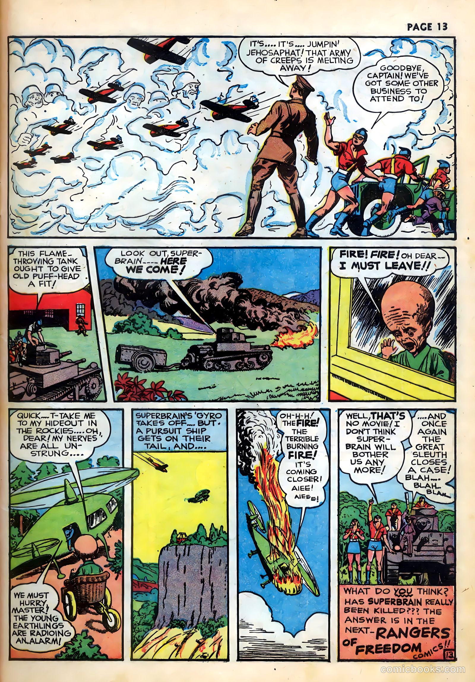 Rangers Comics #3 (1942) — page 15 of 69