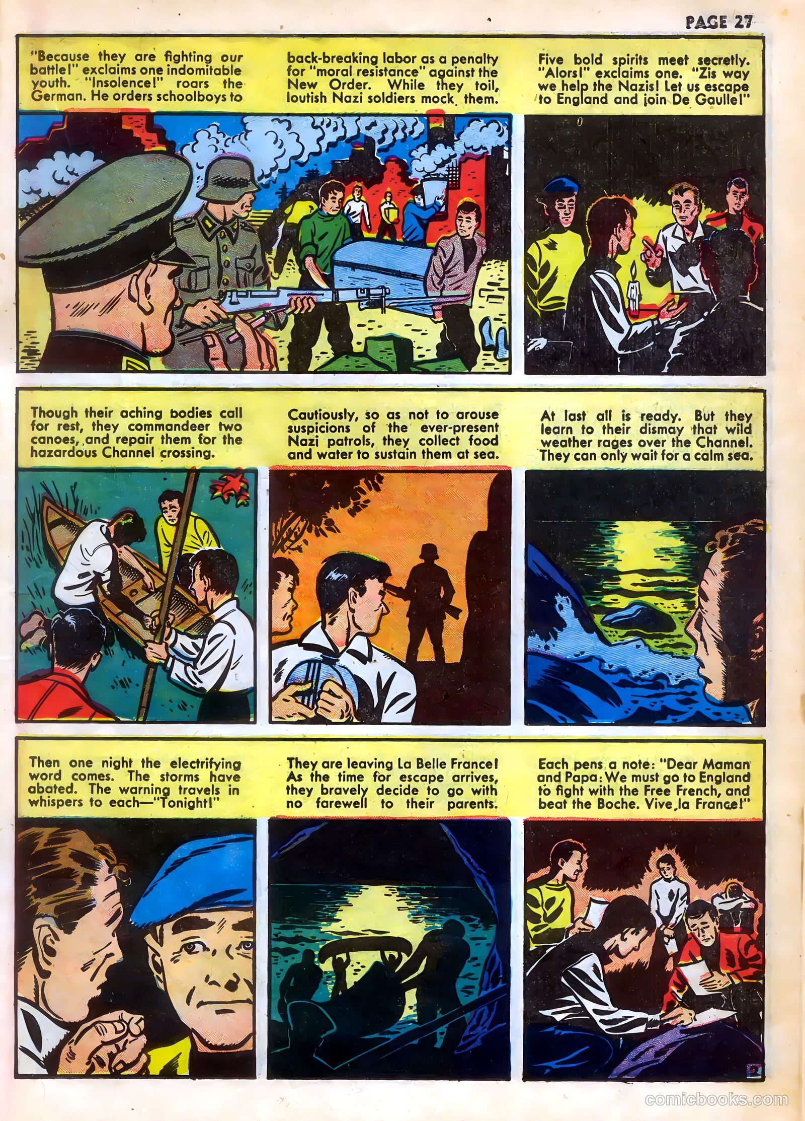 Rangers Comics #3 (1942) — page 29 of 69