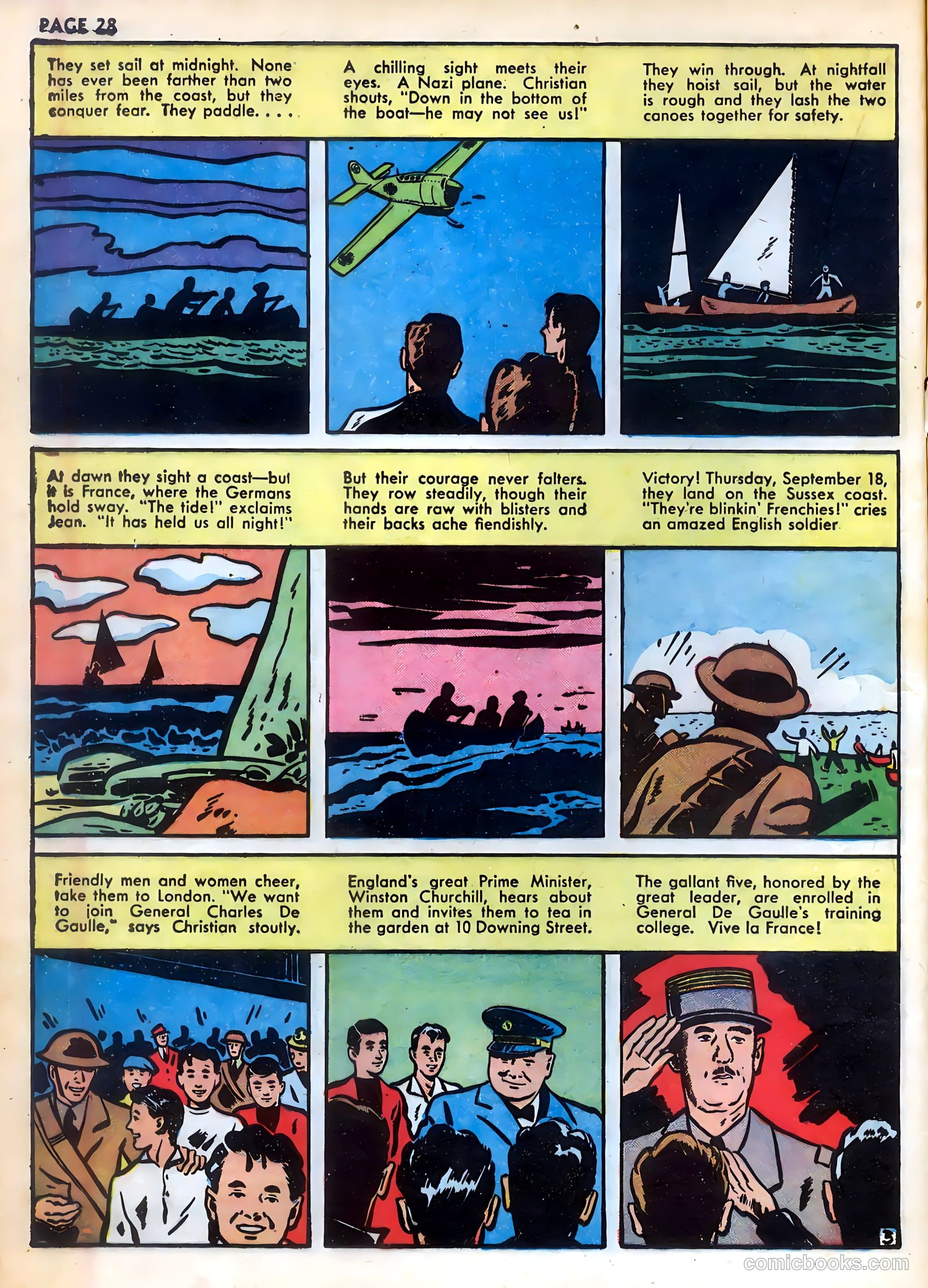 Rangers Comics #3 (1942) — page 30 of 69