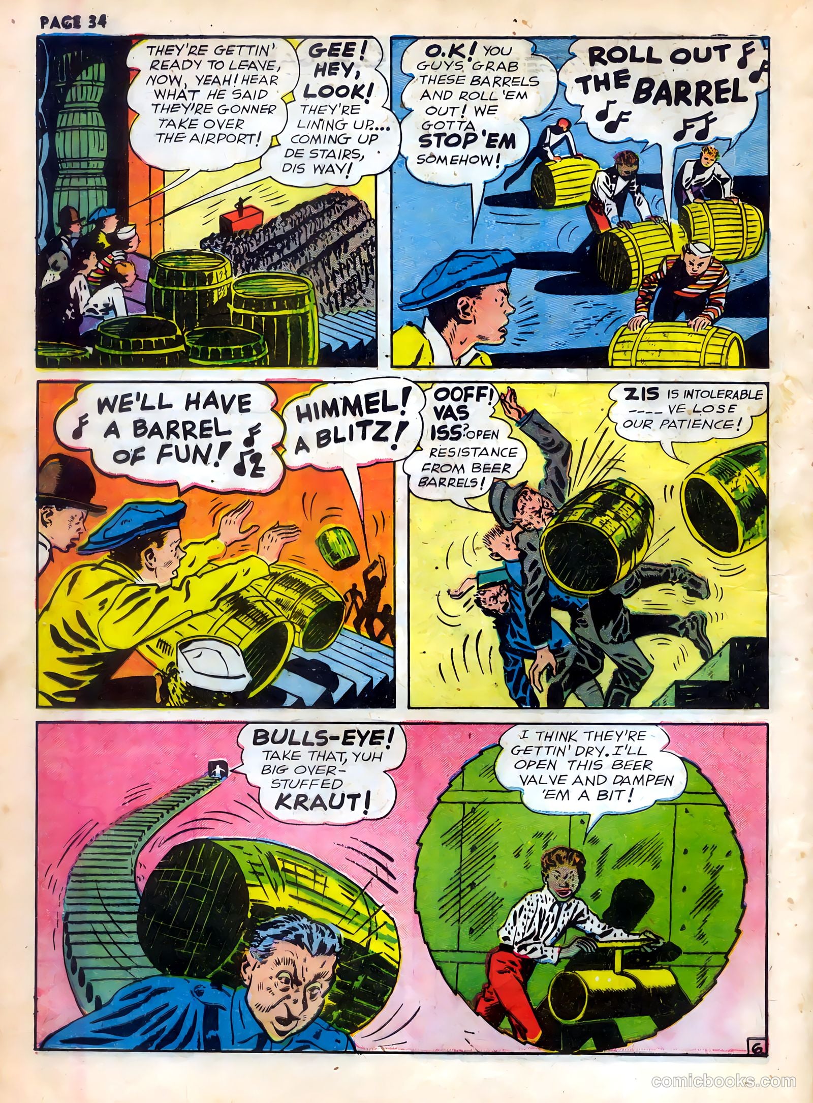 Rangers Comics #3 (1942) — page 36 of 69