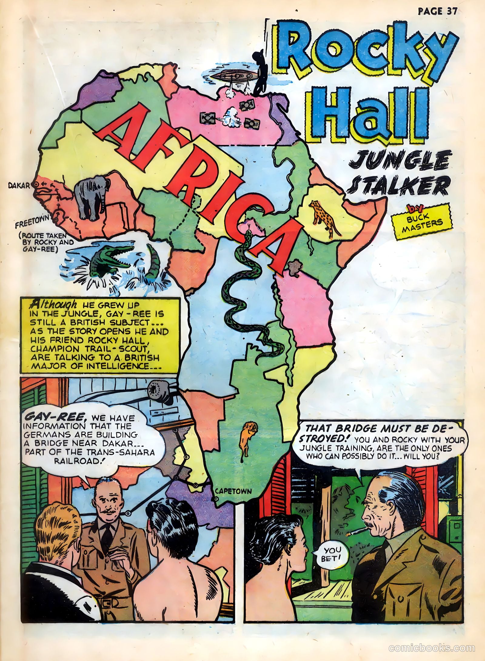 Rangers Comics #3 (1942) — page 39 of 69