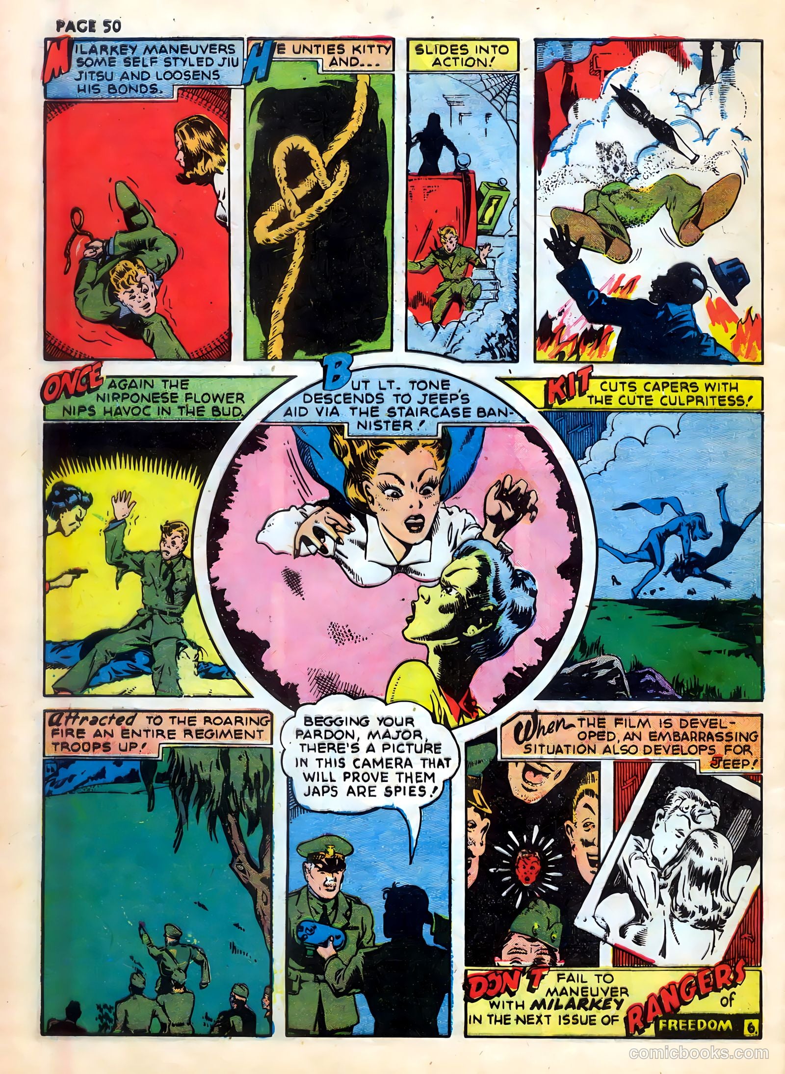 Rangers Comics #3 (1942) — page 52 of 69