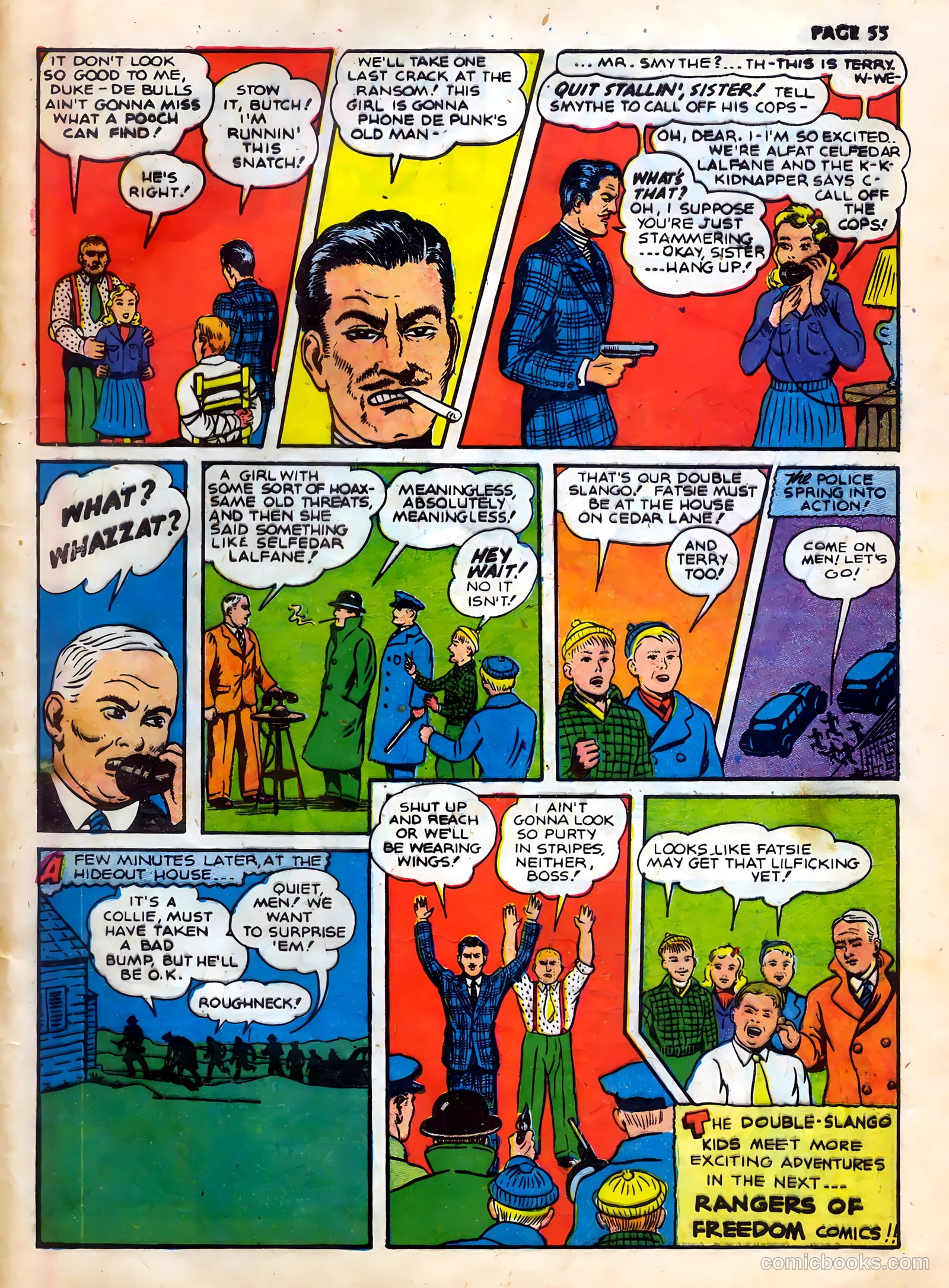 Rangers Comics #3 (1942) — page 57 of 69