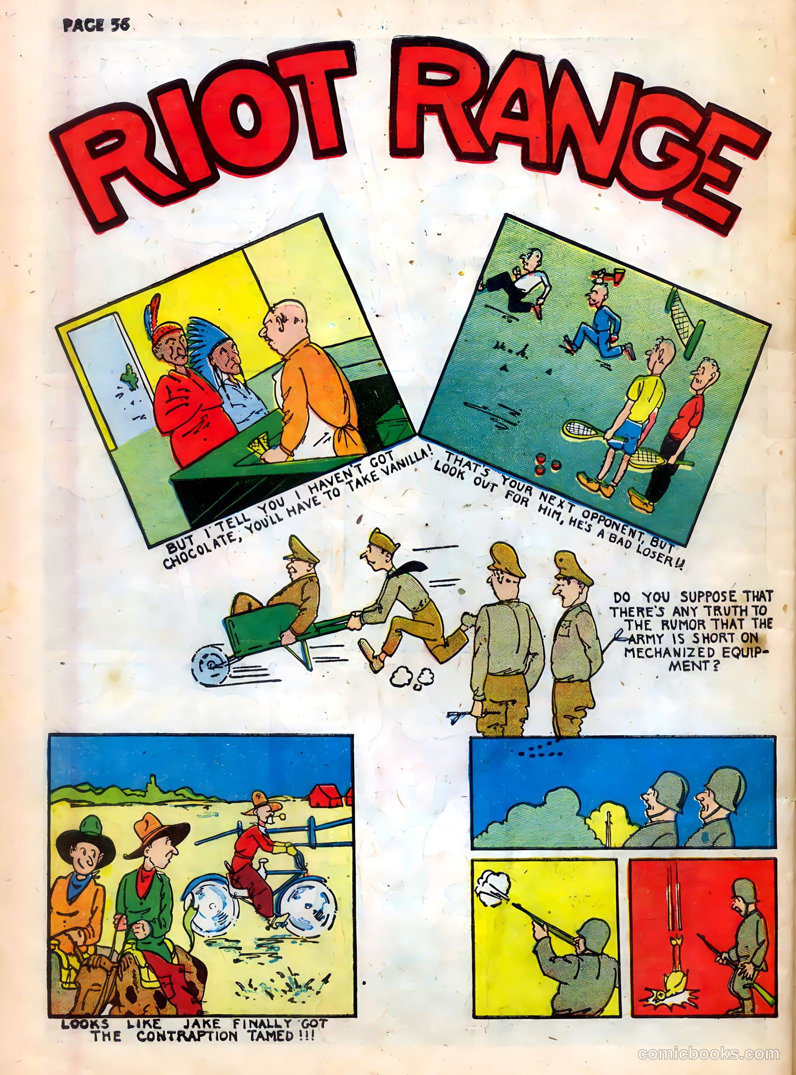 Rangers Comics #3 (1942) — page 58 of 69