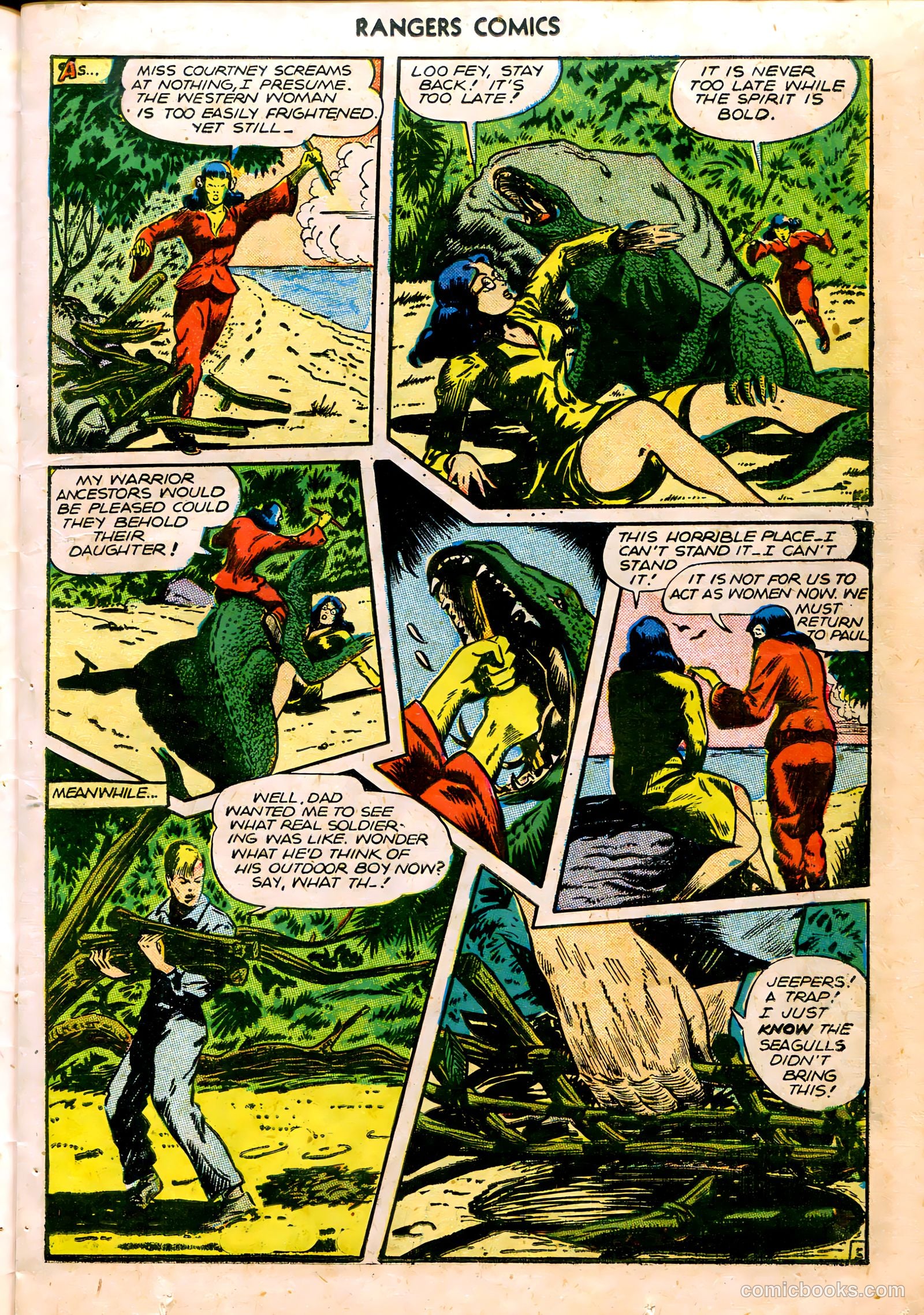 Rangers Comics #30 (1953) — page 17 of 52
