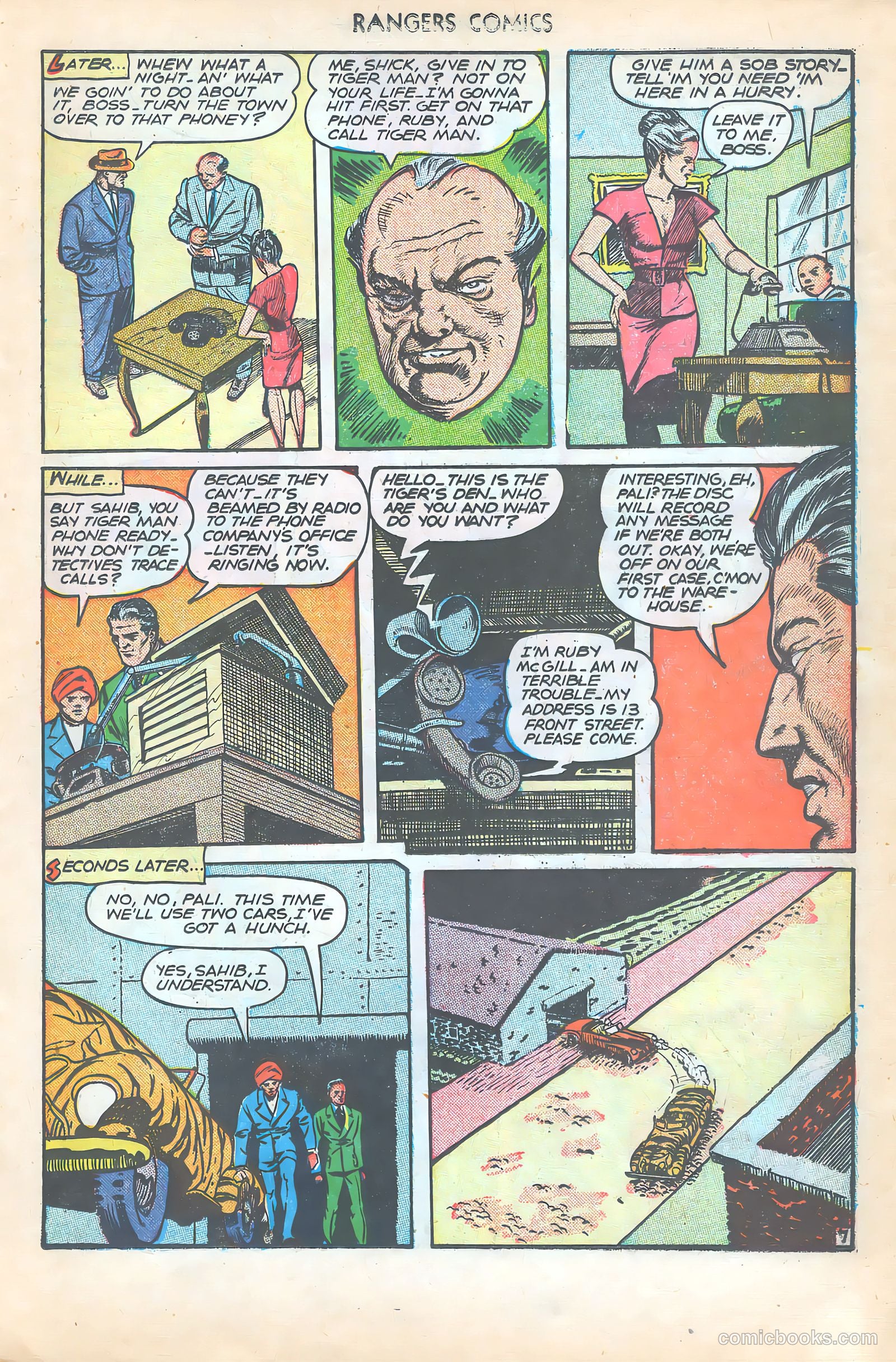 Rangers Comics #31 (1946) — page 20 of 53