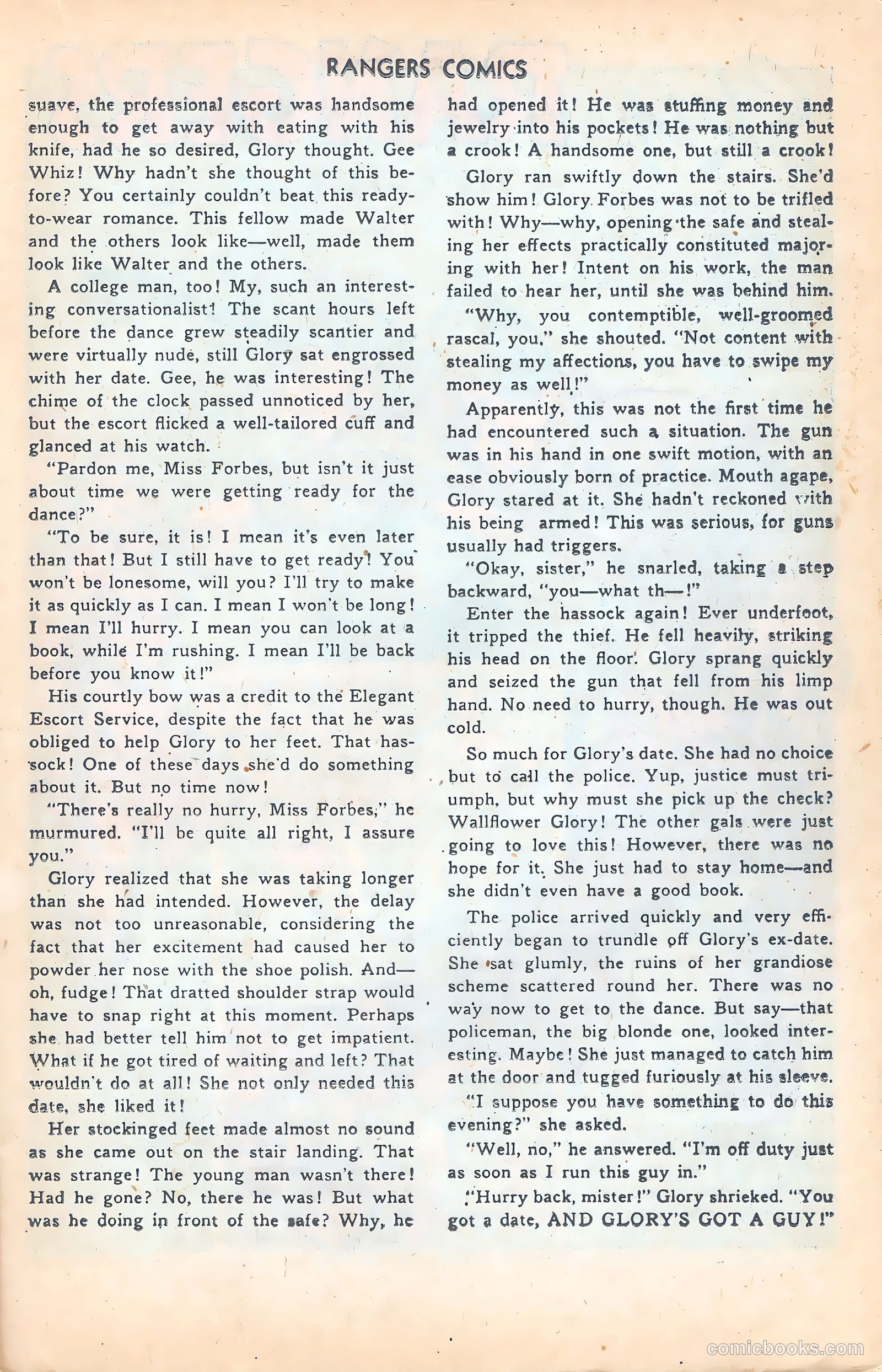 Rangers Comics #31 (1946) — page 30 of 53