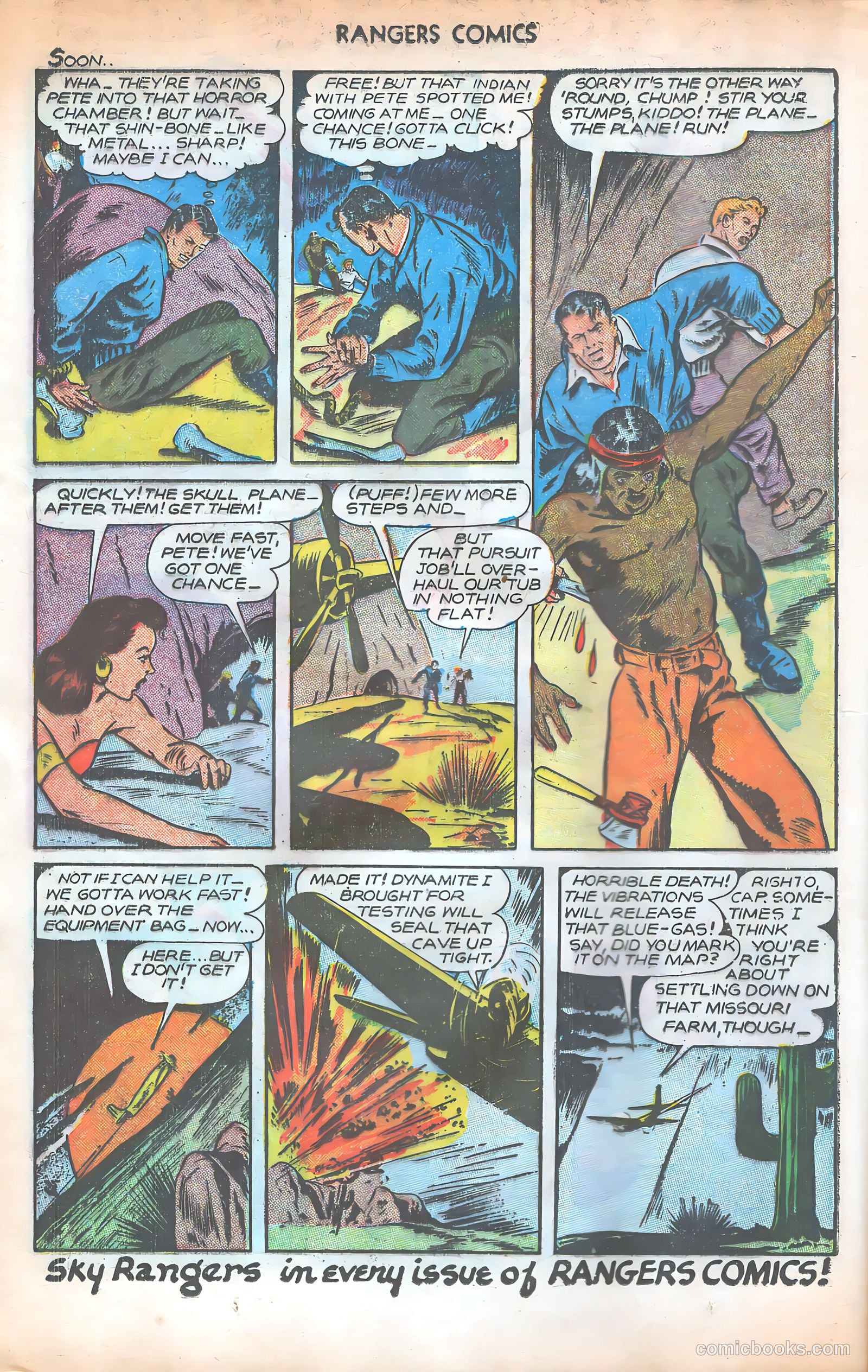 Rangers Comics #32 (1946) — page 18 of 52