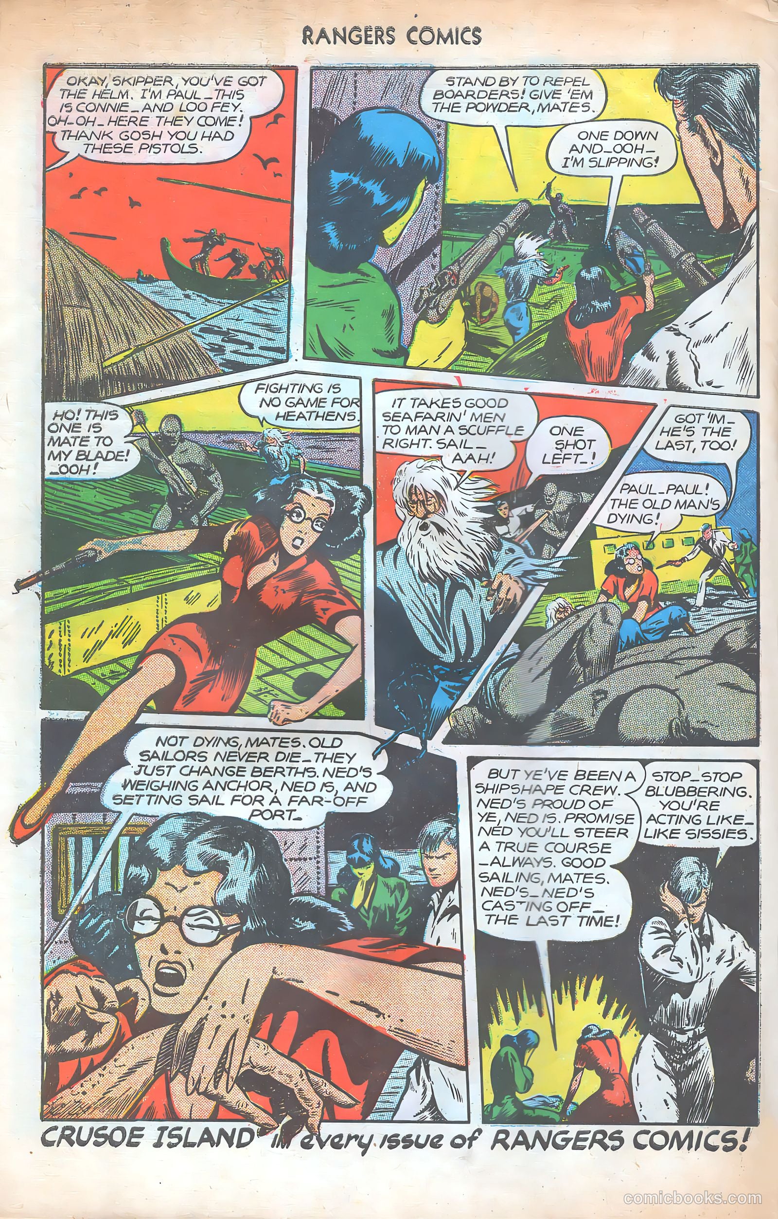 Rangers Comics #32 (1946) — page 50 of 52