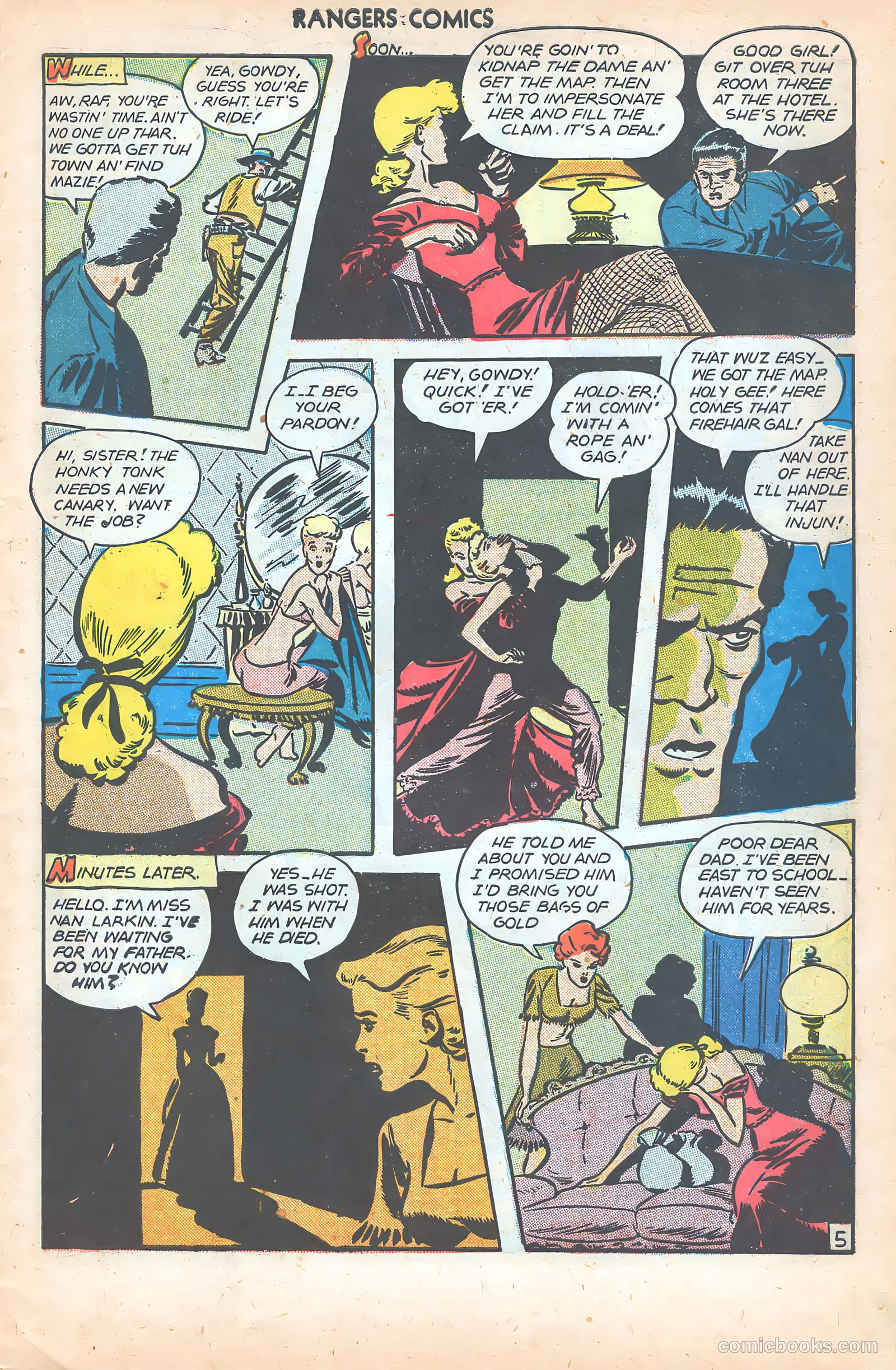 Rangers Comics #33 (1947) — page 7 of 52