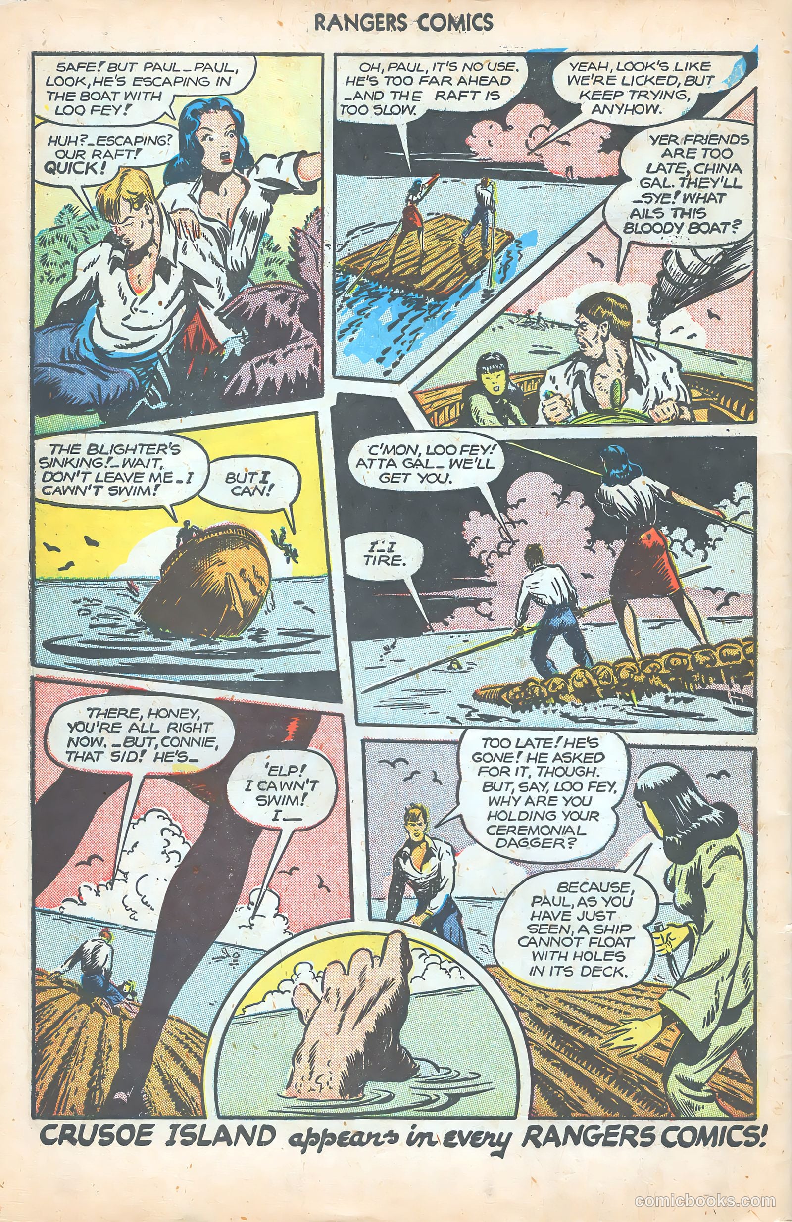 Rangers Comics #33 (1947) — page 50 of 52
