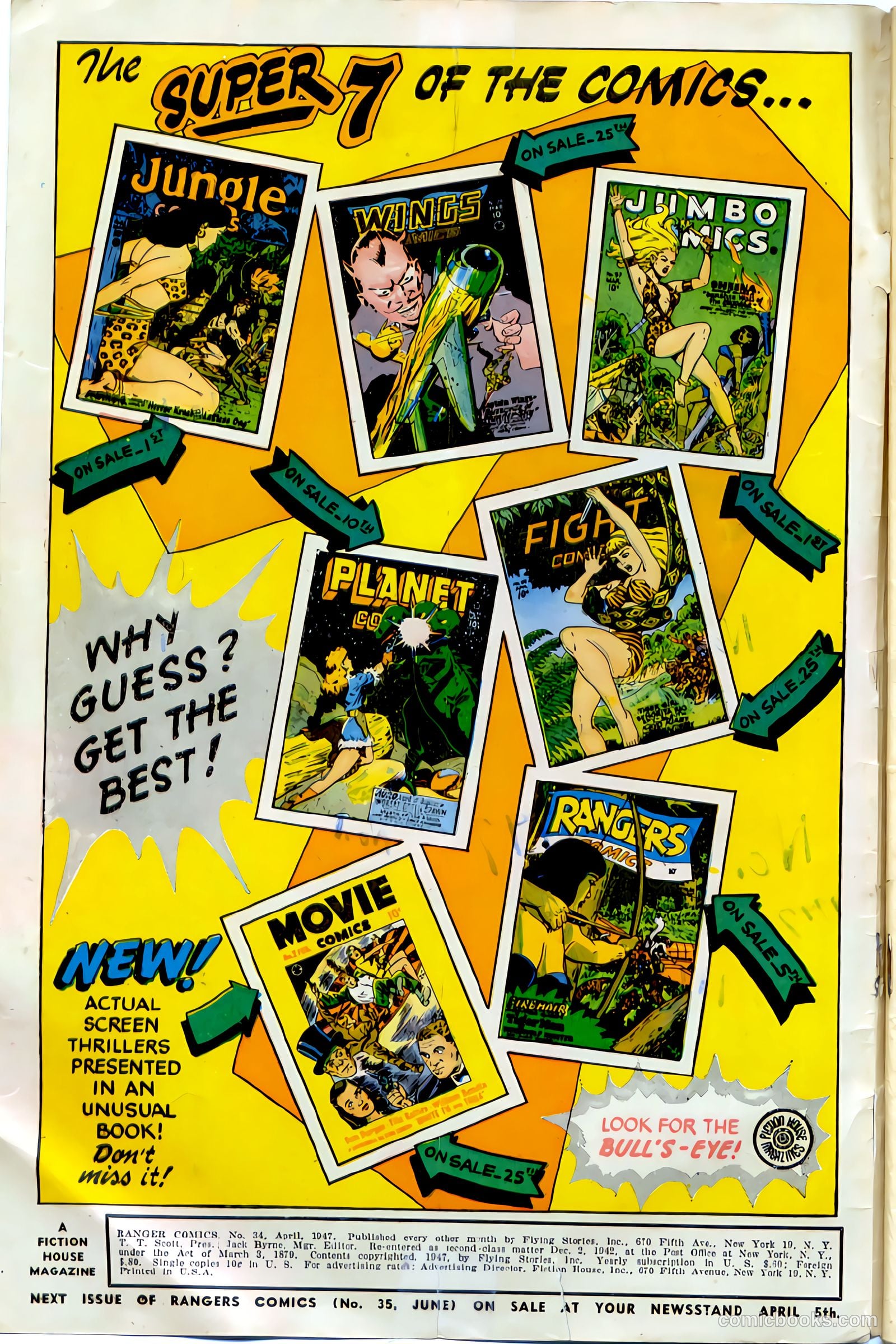 Rangers Comics #34 (1947) — page 2 of 52