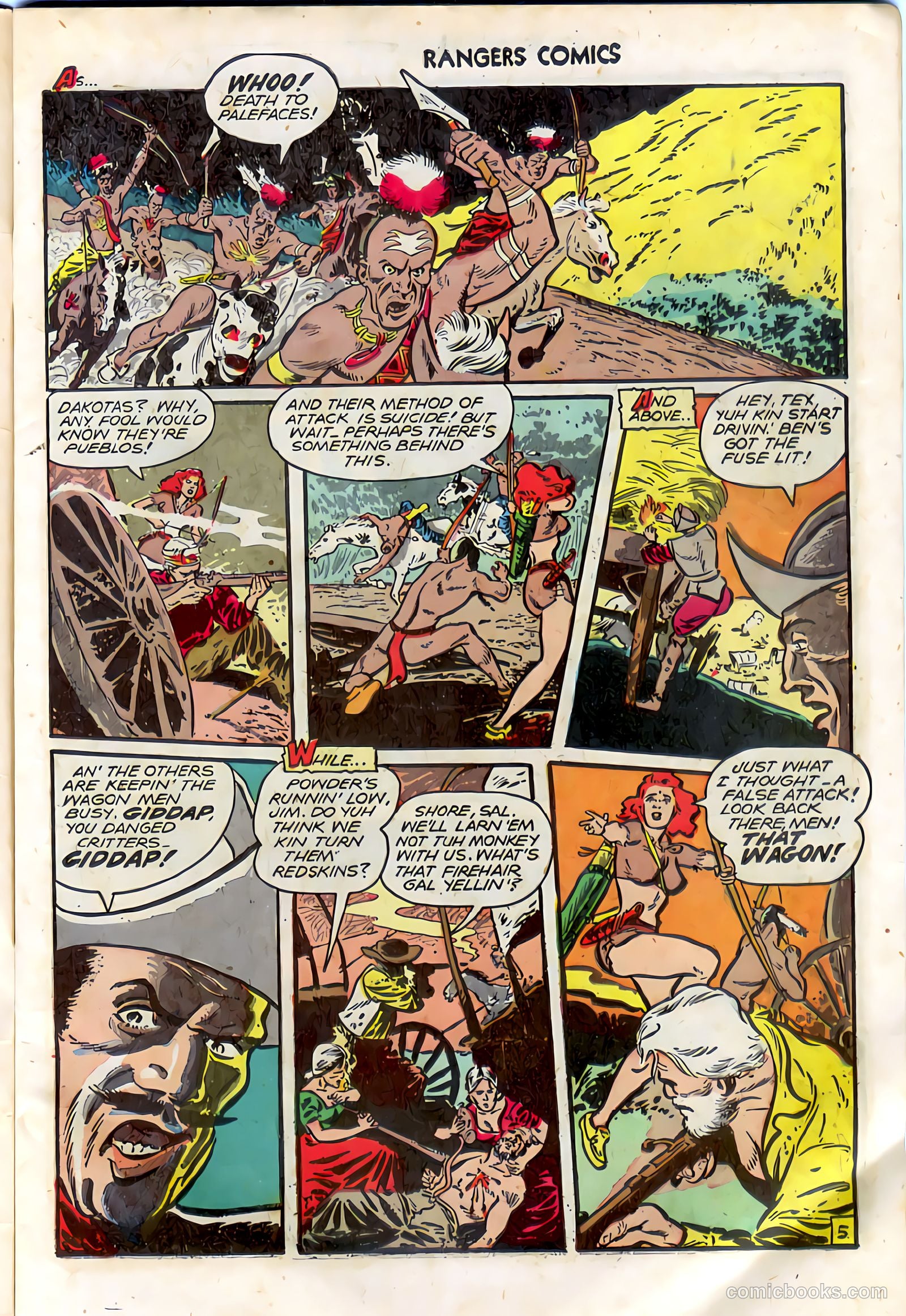 Rangers Comics #34 (1947) — page 7 of 52