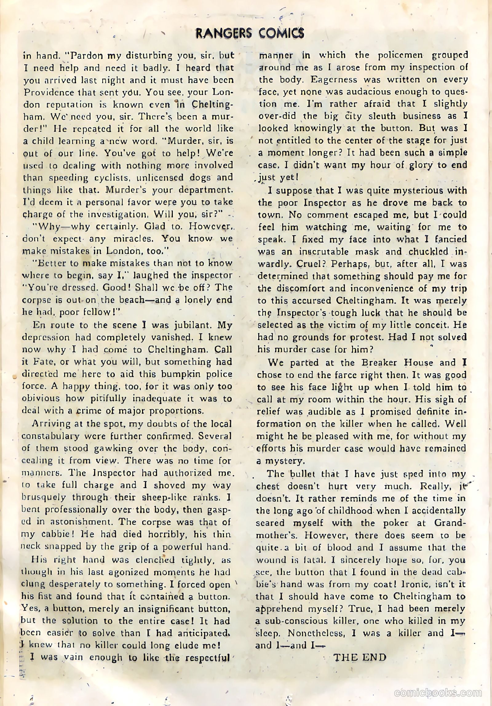 Rangers Comics #34 (1947) — page 30 of 52