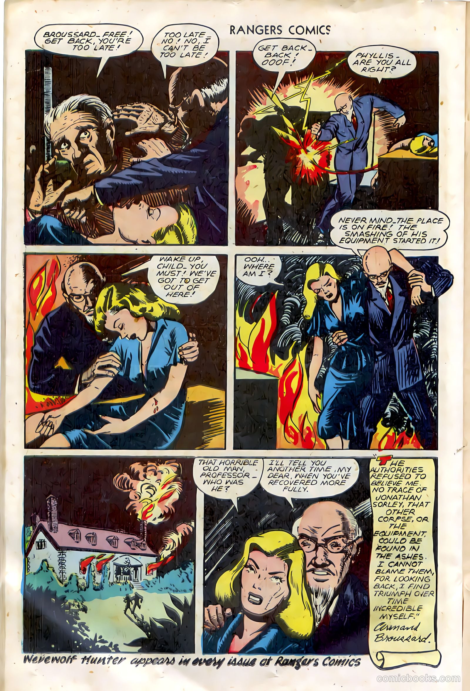 Rangers Comics #34 (1947) — page 36 of 52