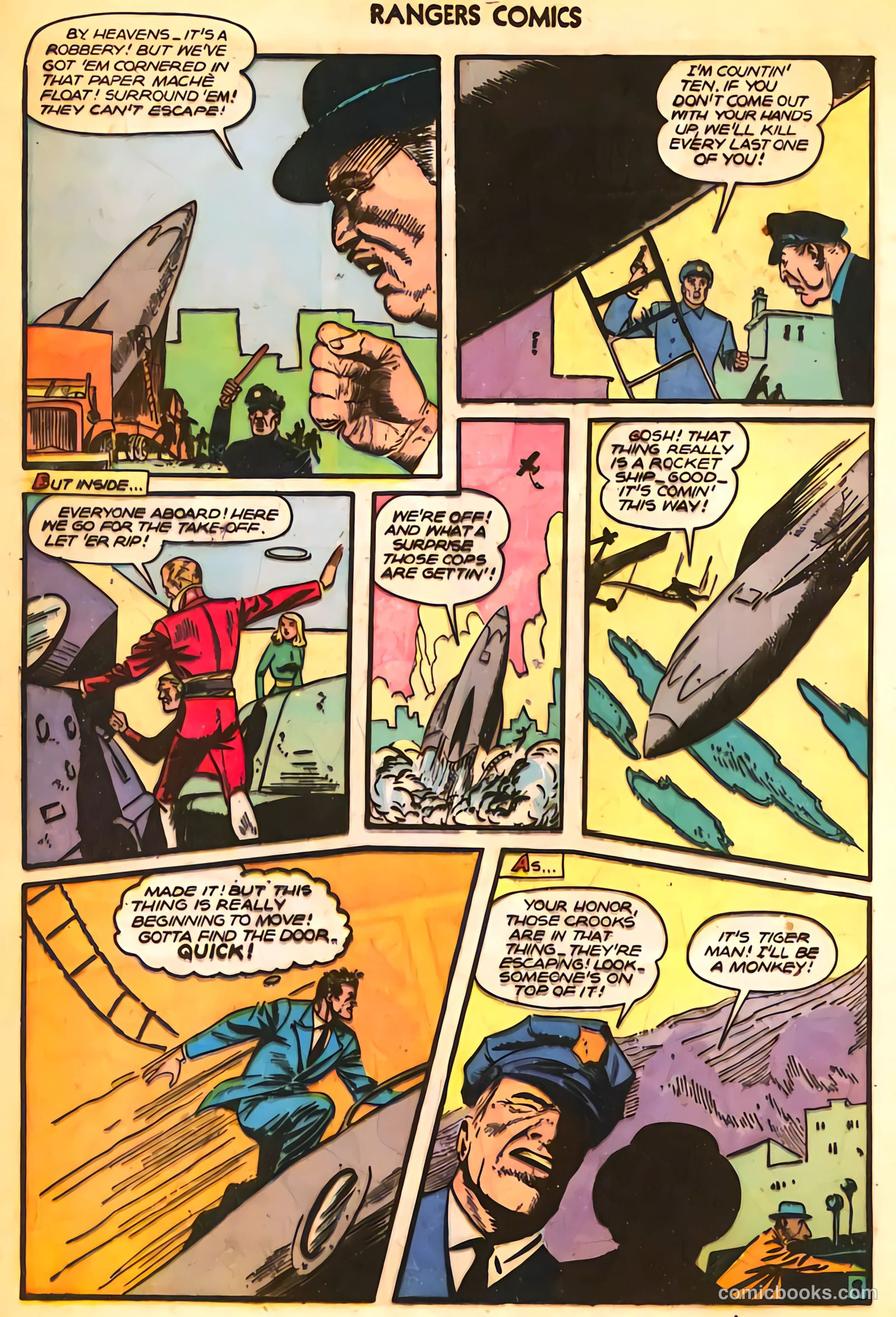Rangers Comics #35 (1947) — page 21 of 53