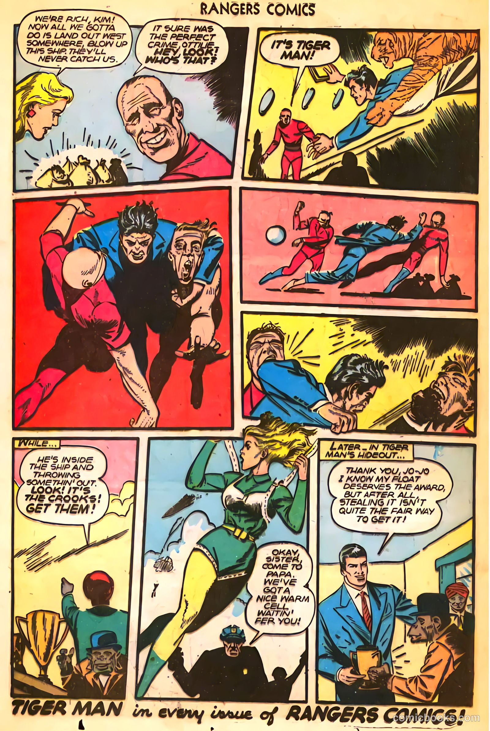 Rangers Comics #35 (1947) — page 22 of 53