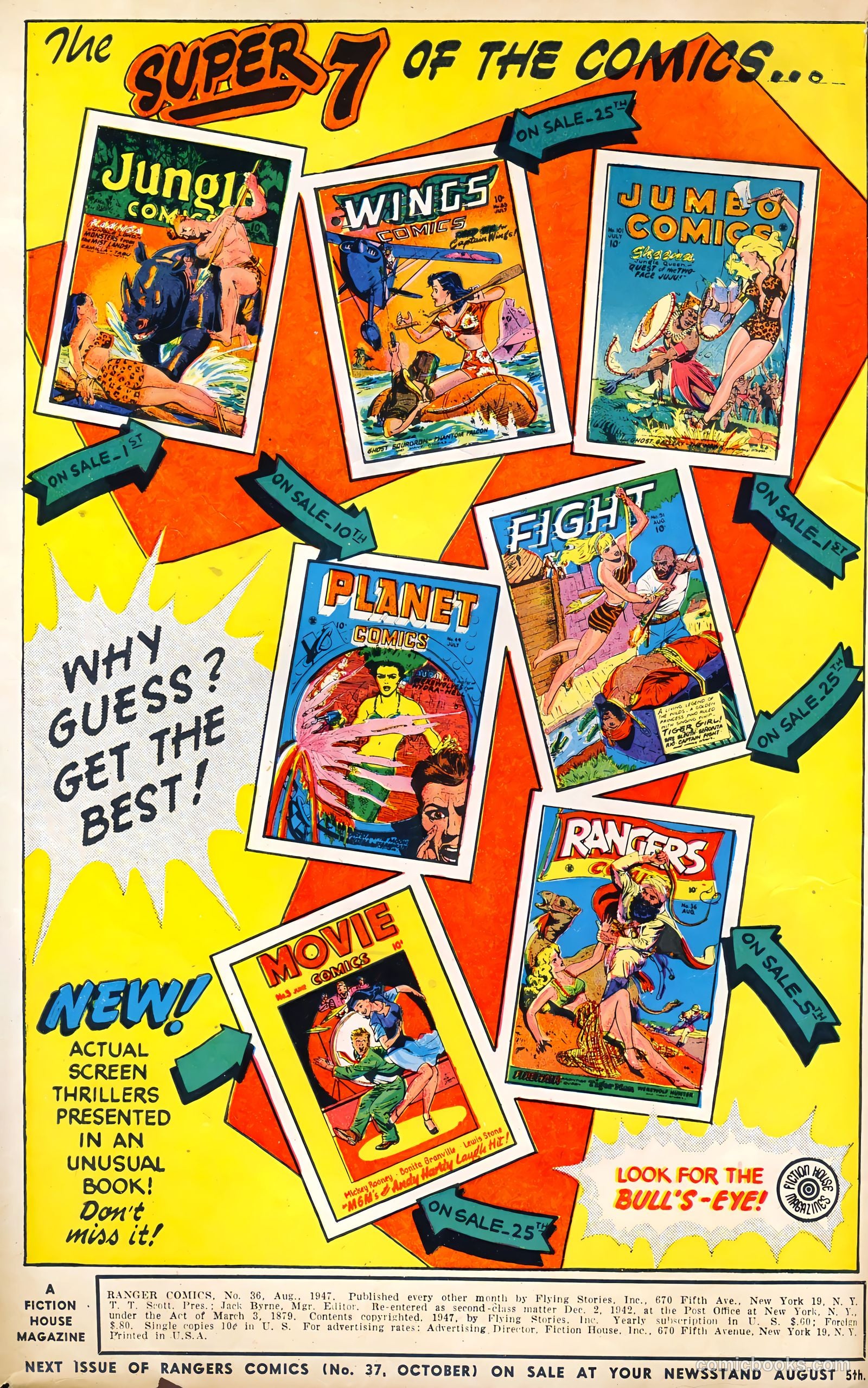 Rangers Comics #36 (1947) — page 3 of 53