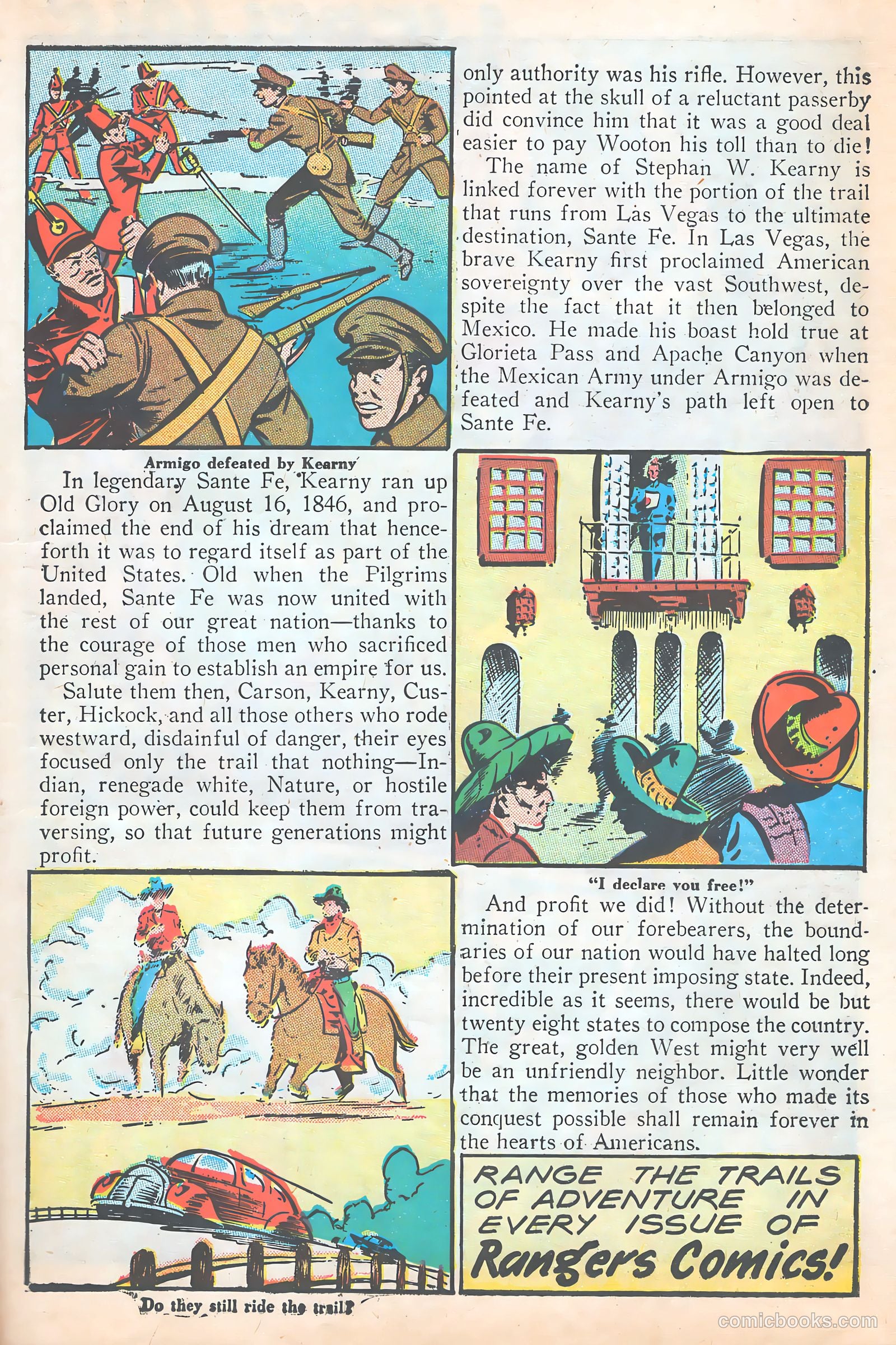 Rangers Comics #36 (1947) — page 32 of 53