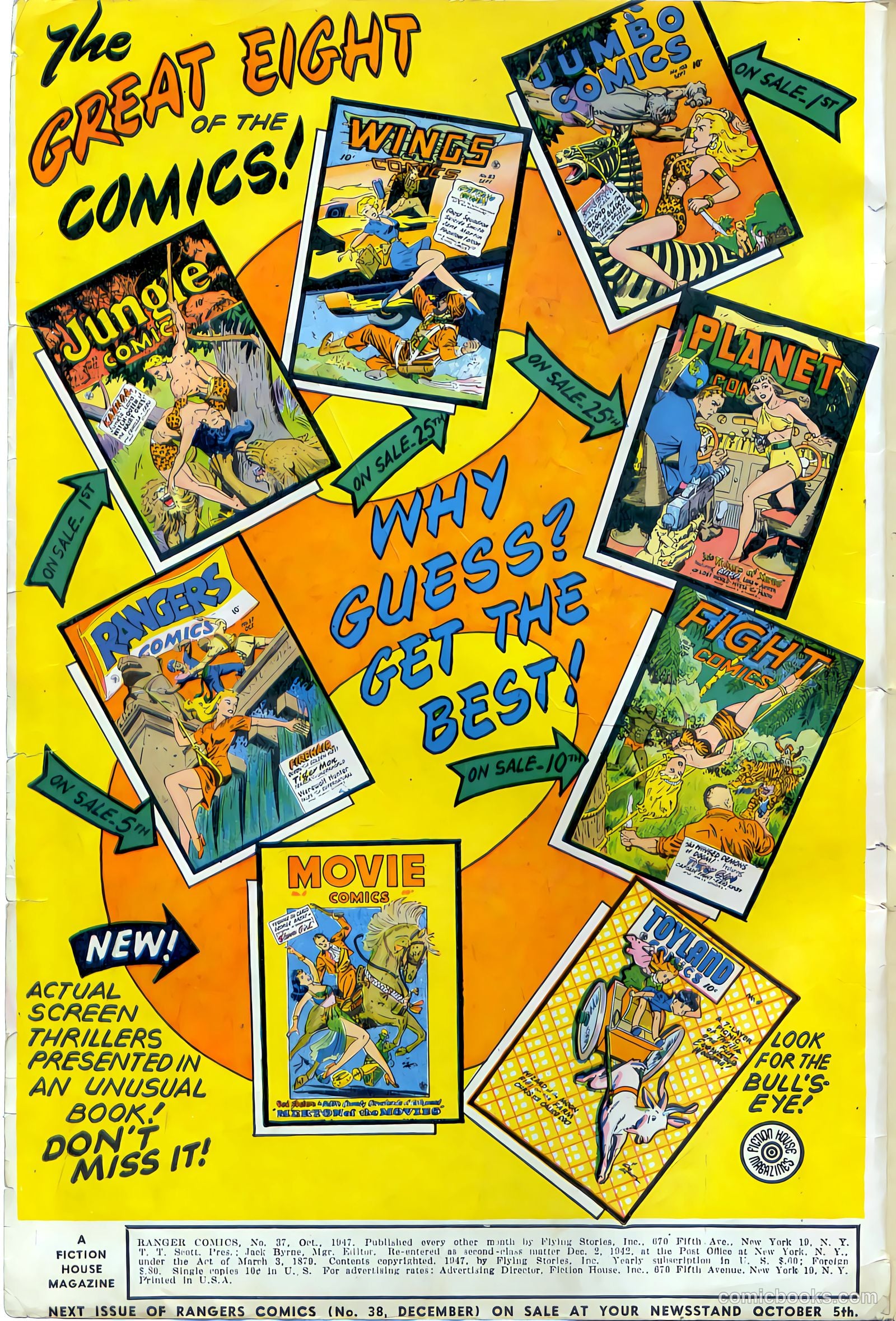 Rangers Comics #37 (1947) — page 2 of 52