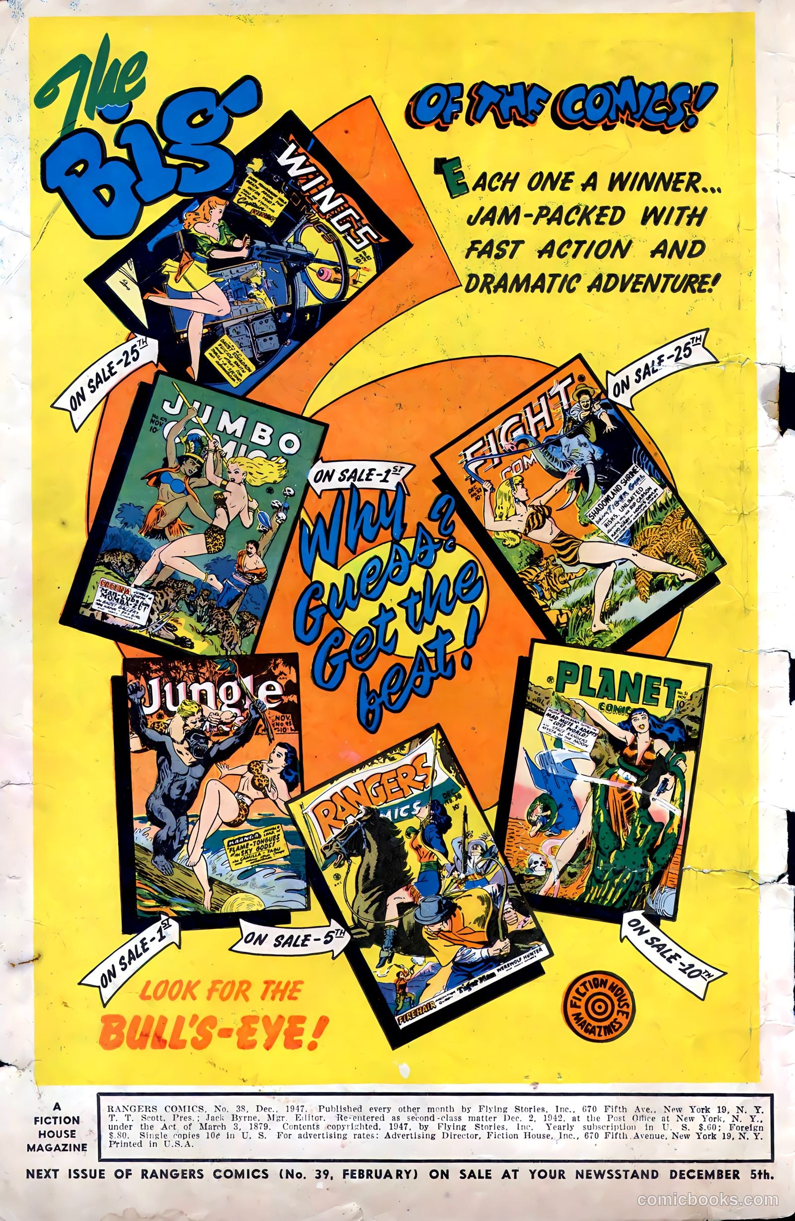 Rangers Comics #38 (1947) — page 2 of 52