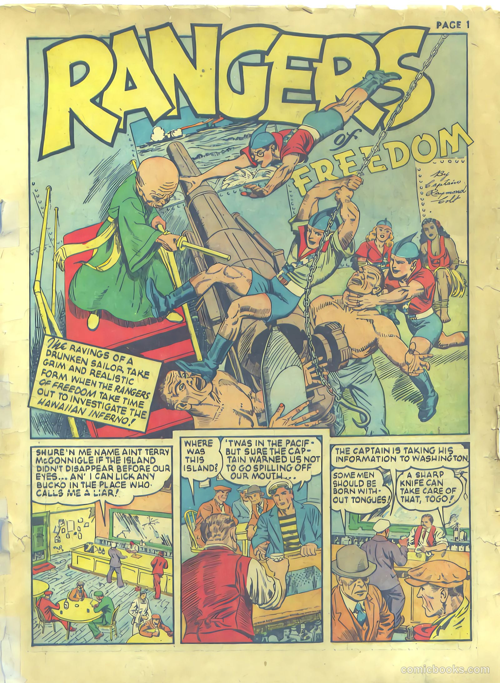 Rangers Comics #4 (1942) — page 3 of 67