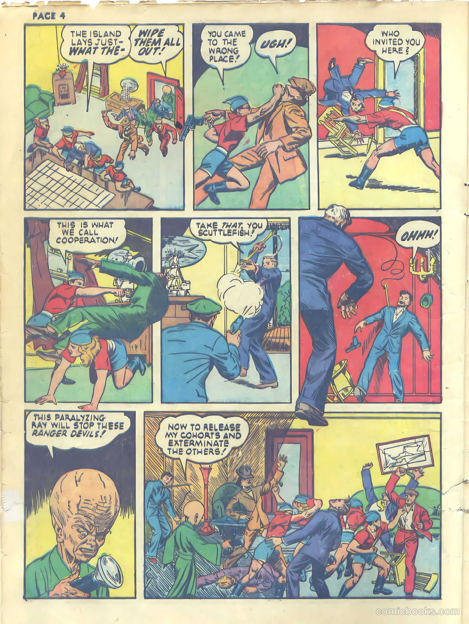Rangers Comics #4 (1942) — page 6 of 67